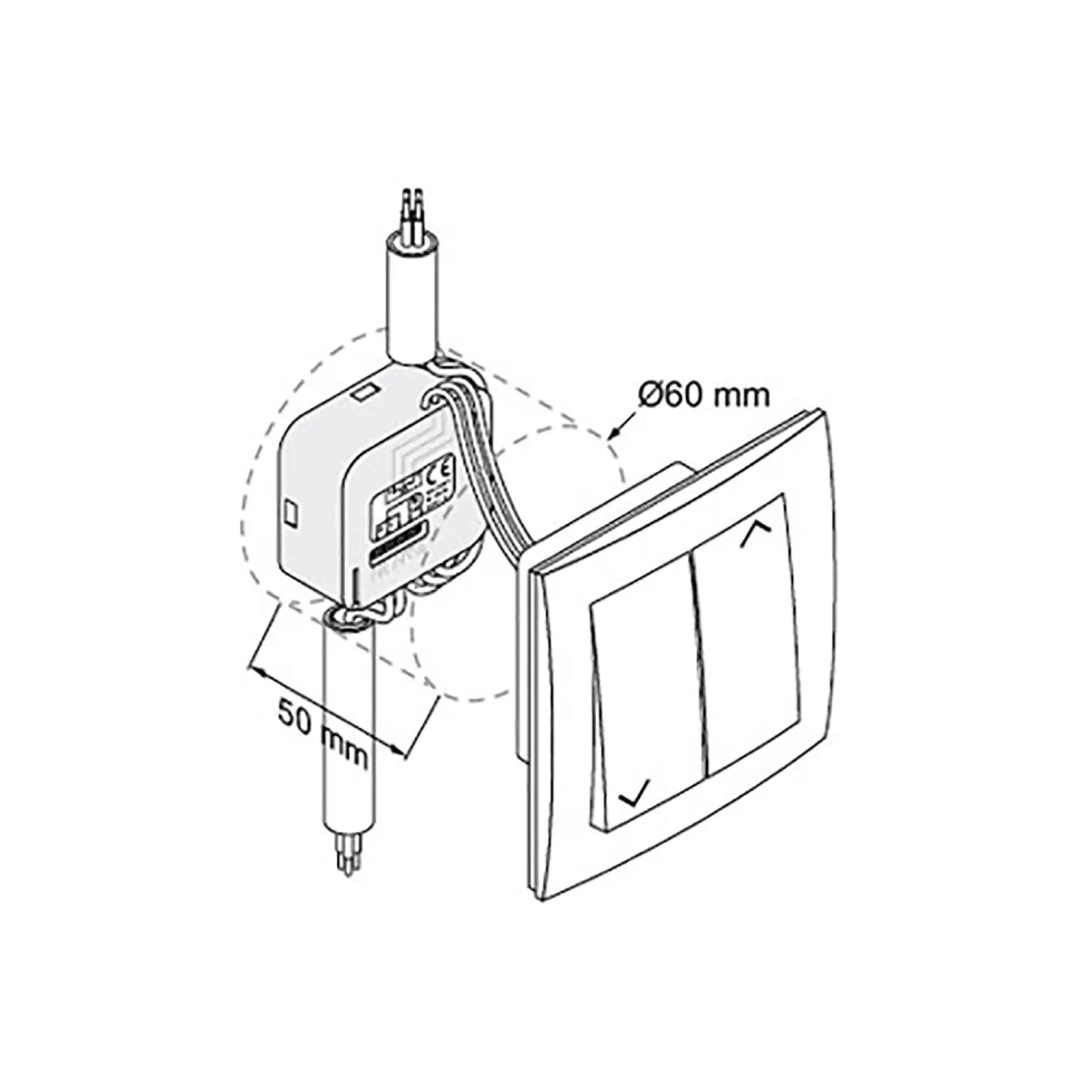 Micro récepteur pour volet roulant SOMFY 2401162 - 3