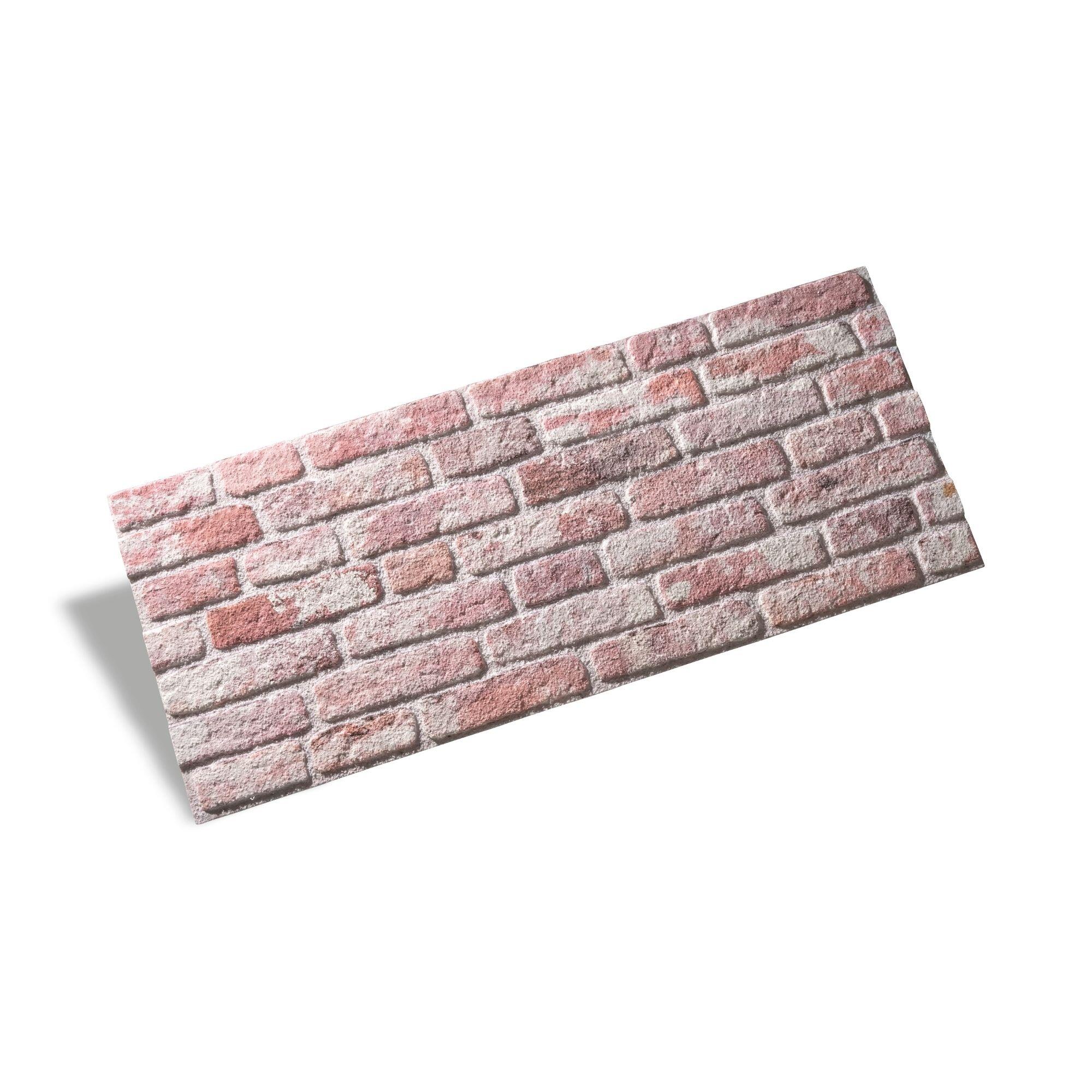 Plaquette de parement polystyrène effet brique Ultralight intérieur - 5