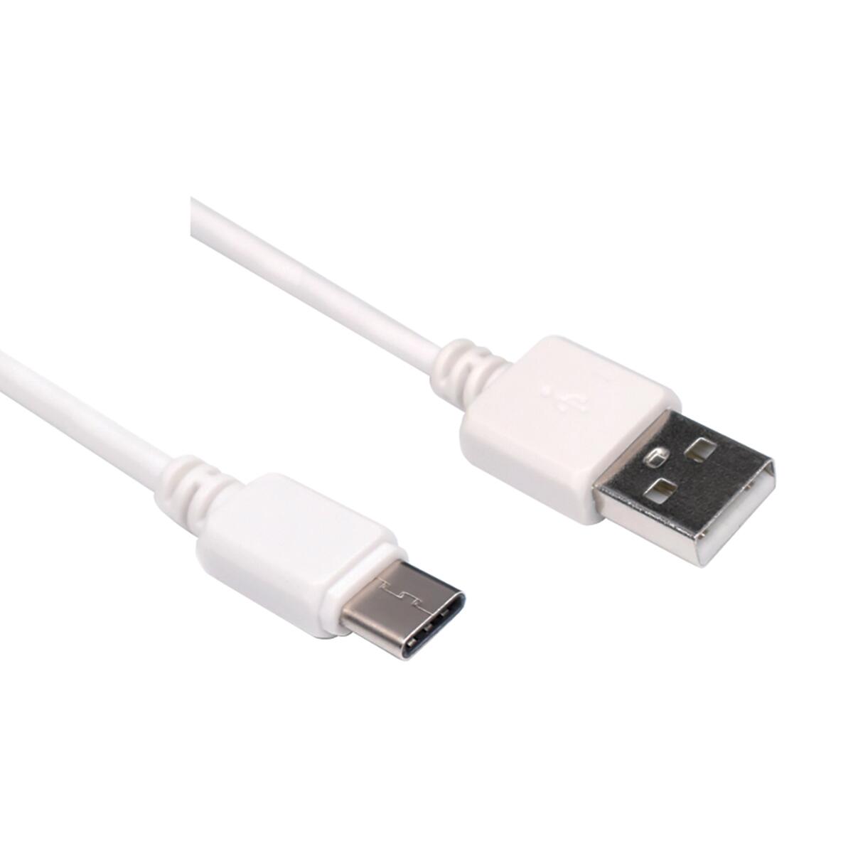 ARMOURED Cavo USB-C 1 Metro Bianco - Ricarica Rapida 100W 5A, Trasferimento Dati 480Mbps - Con Fibra Kevlar - 2