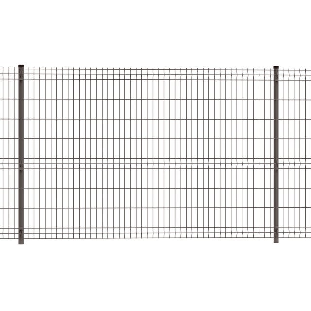 Pannello a rete rigida Medium in acciaio galvanizzato antracite L 2 x H 1.92 m, maglia L50x200H mm