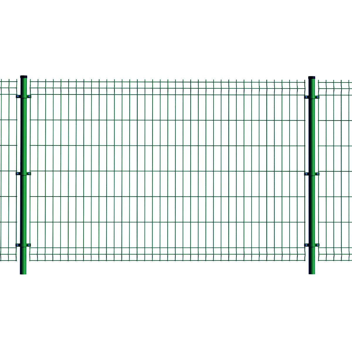 Pannello a rete rigida Classic in acciaio galvanizzato verde L 2 x H 1.72 m, maglia L55x200H mm - 3