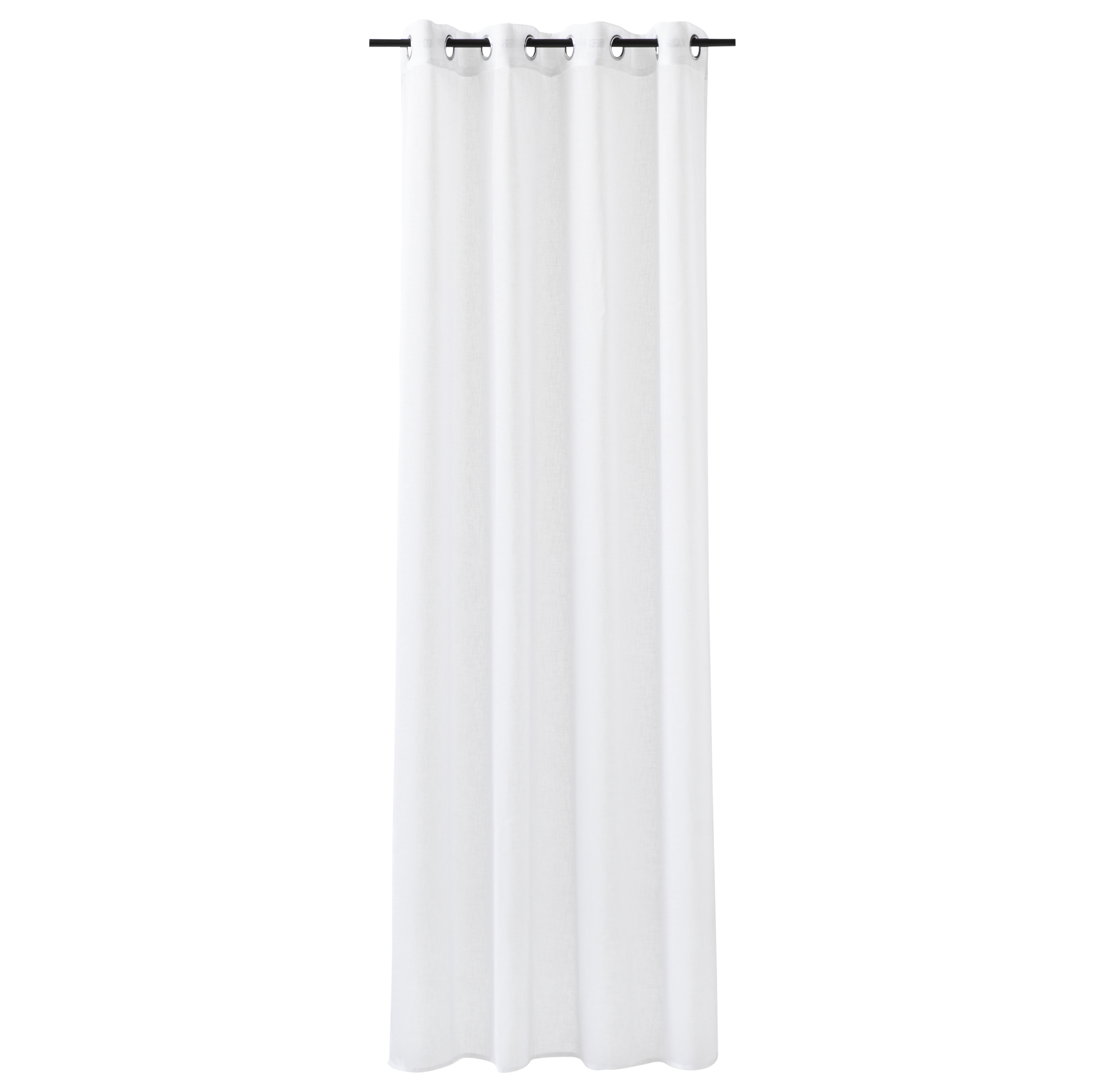 Voilage tamisant, Giani, blanc H.240 x l.140 cm INSPIRE - 2