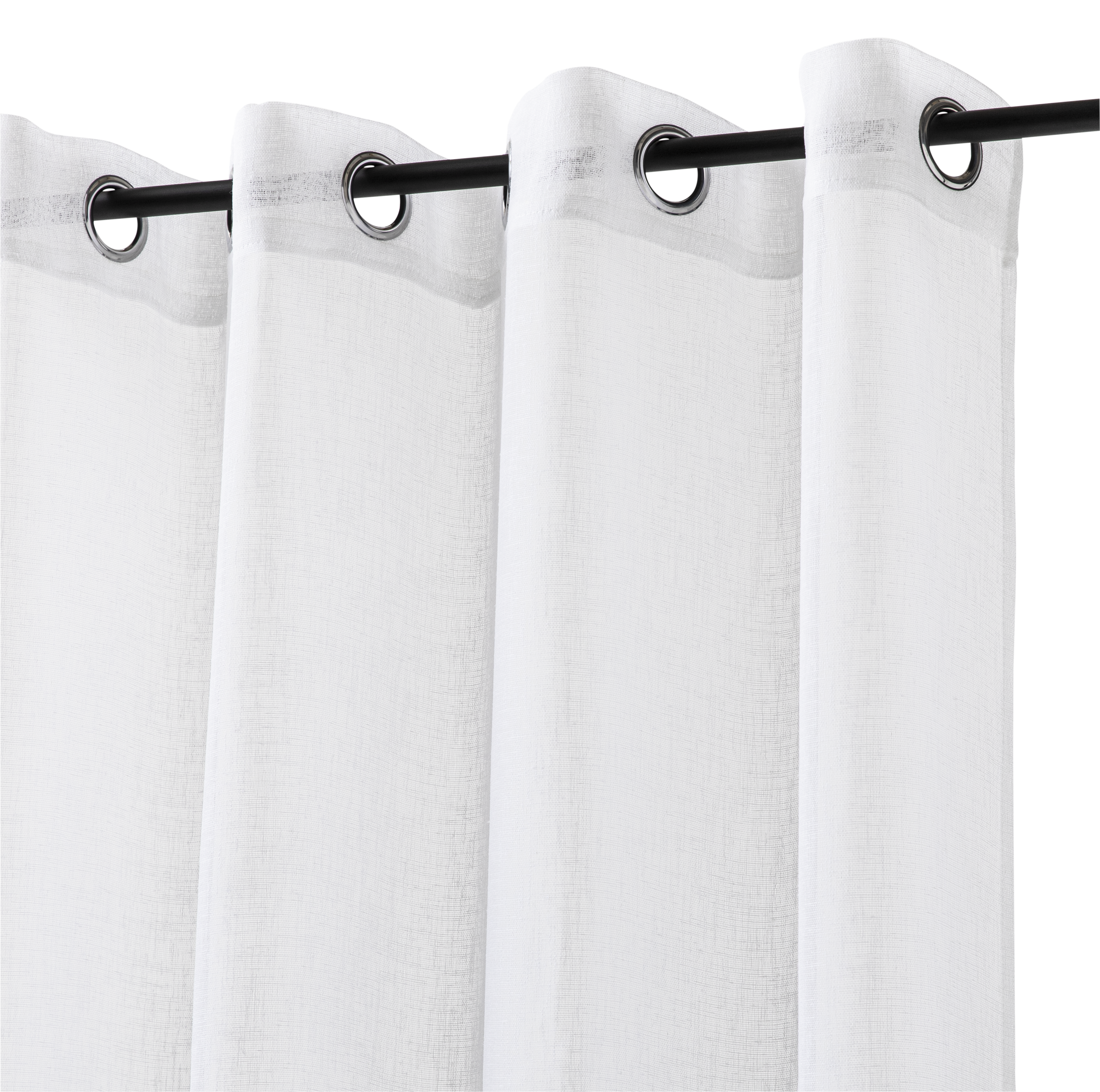 Voilage tamisant, Giani, blanc H.240 x l.140 cm INSPIRE - 7