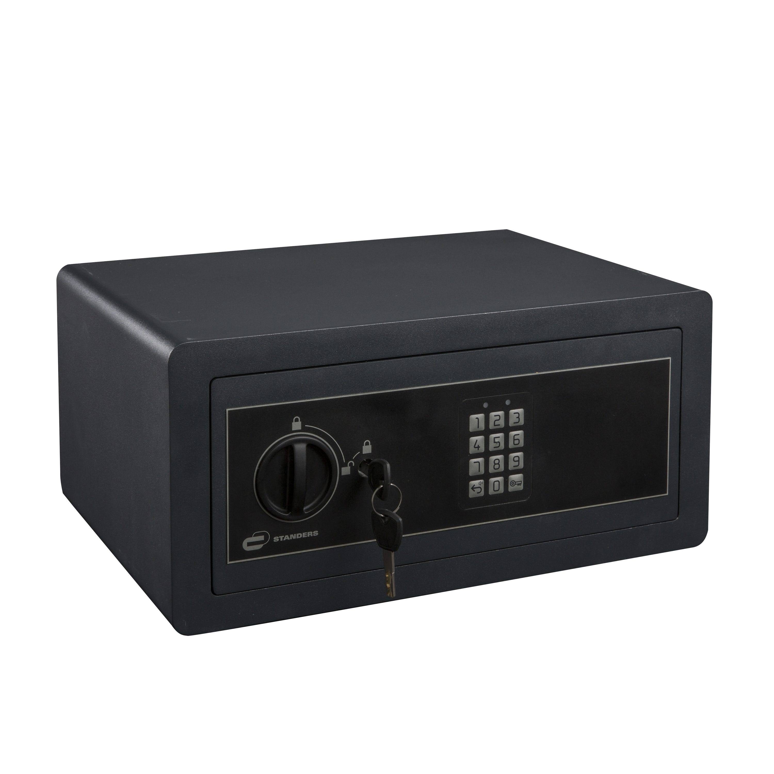 Caja fuerte de fijar STANDERS, digital llave de emergencia, 20L