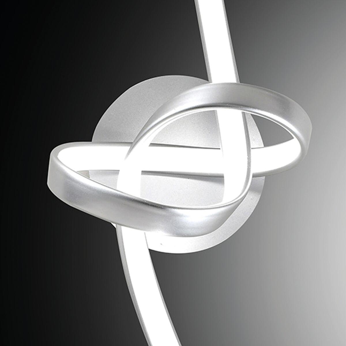 Applique LED moderno Kiley argento IP20, luce bianco naturale 800 lumen, NOVECENTO - 2