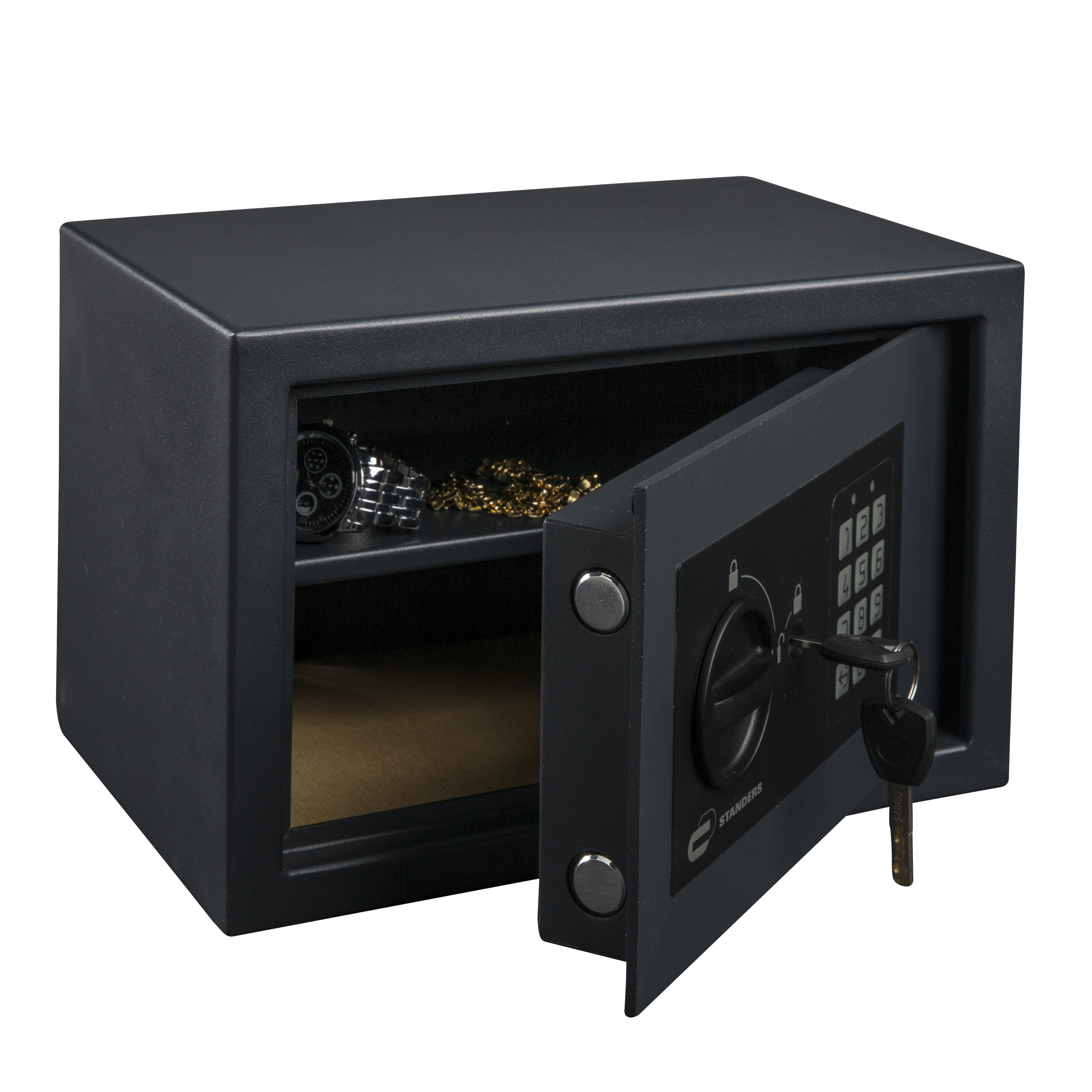 Coffre-fort à code STANDERS Sft-20enl2 H.20 x l.31 x P.20 cm, 9L - 3
