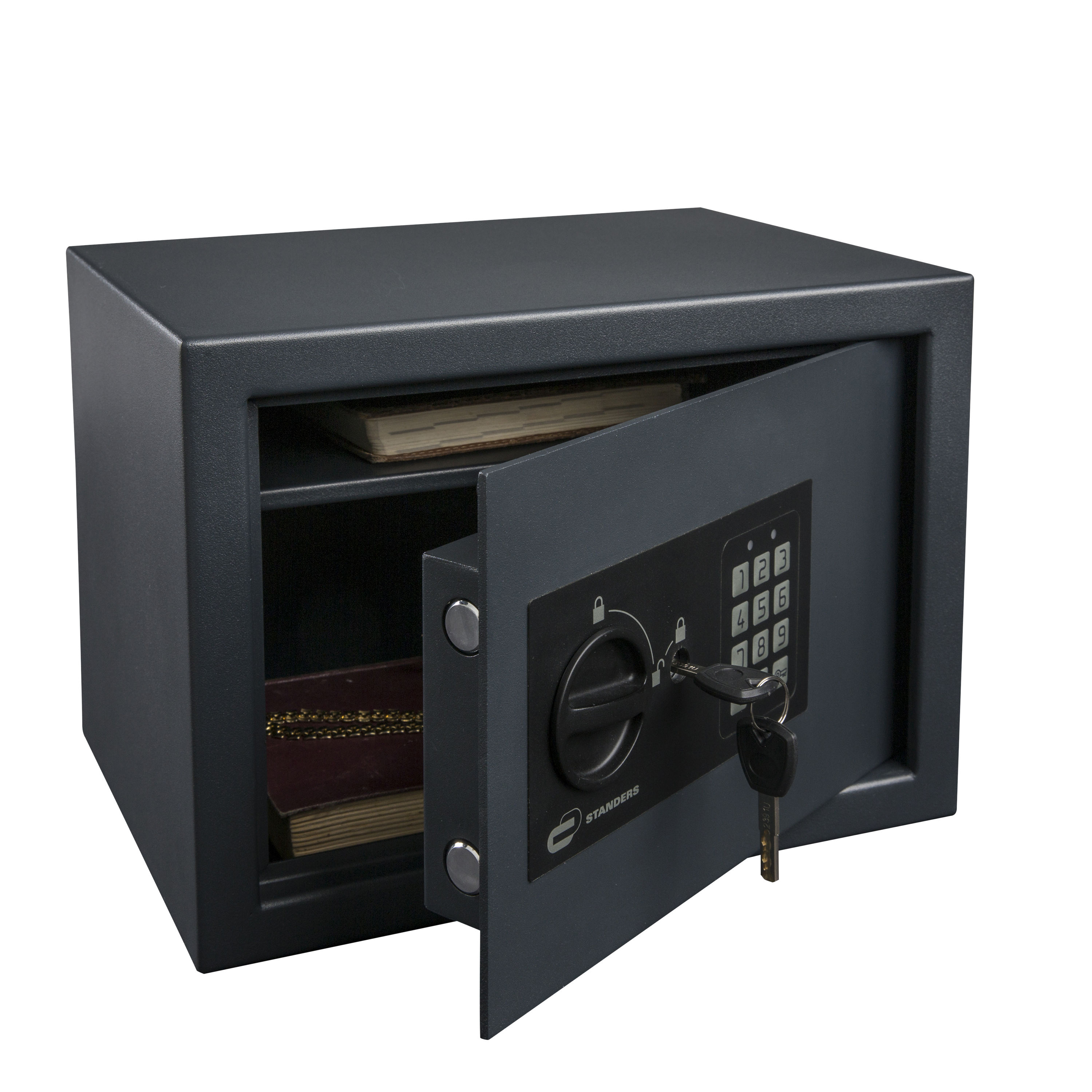 Coffre-fort à code STANDERS Sft-25enl2 H.25 x l.35 x P.25 cm, 16L - 5