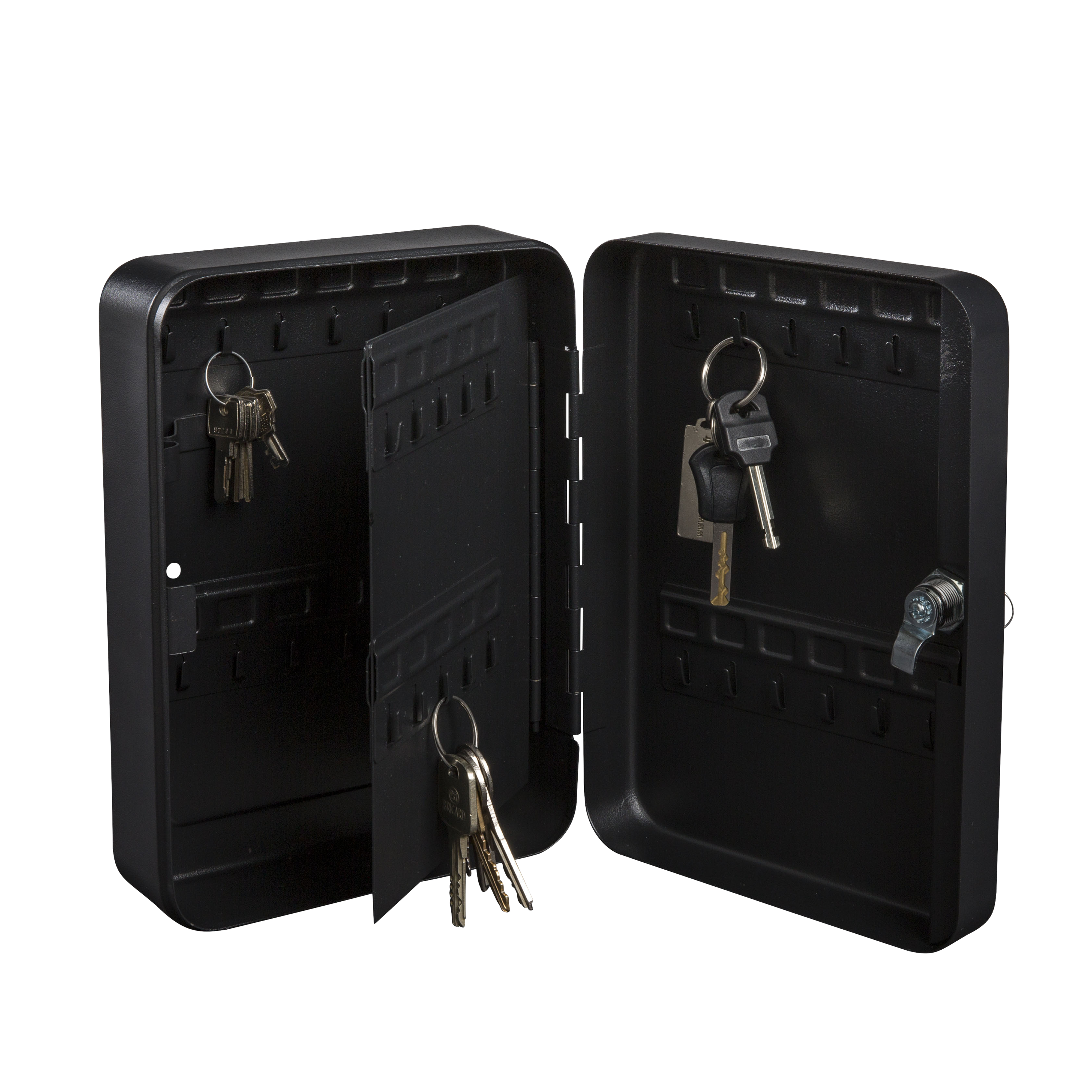 Boîte à clés 44 crochets à clés, l.18 x H.25 x P.8 cm - 4