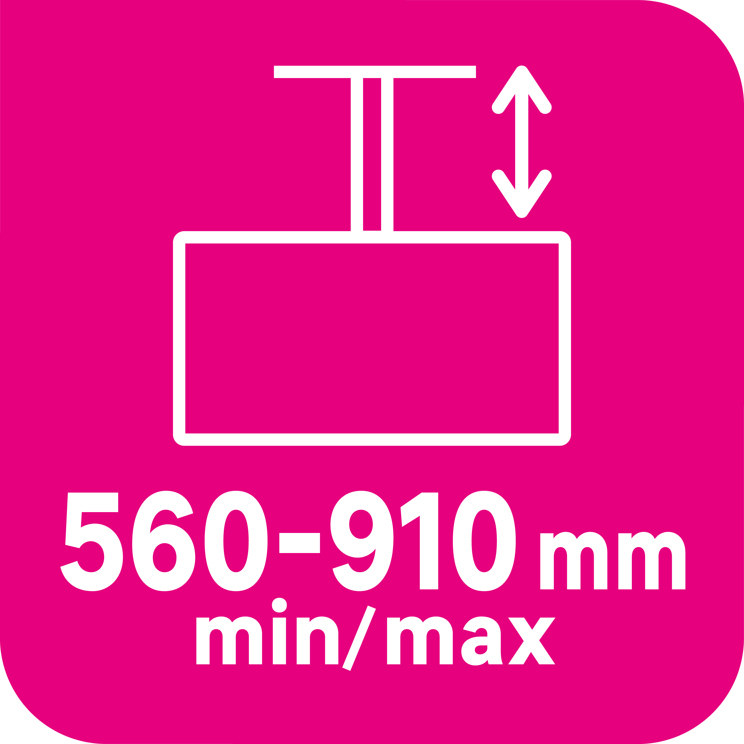 Uchwyt TV sufitowy regulowany/obrotowy 600 x 400 mm max. obc. 40kg LEXMAN - 5