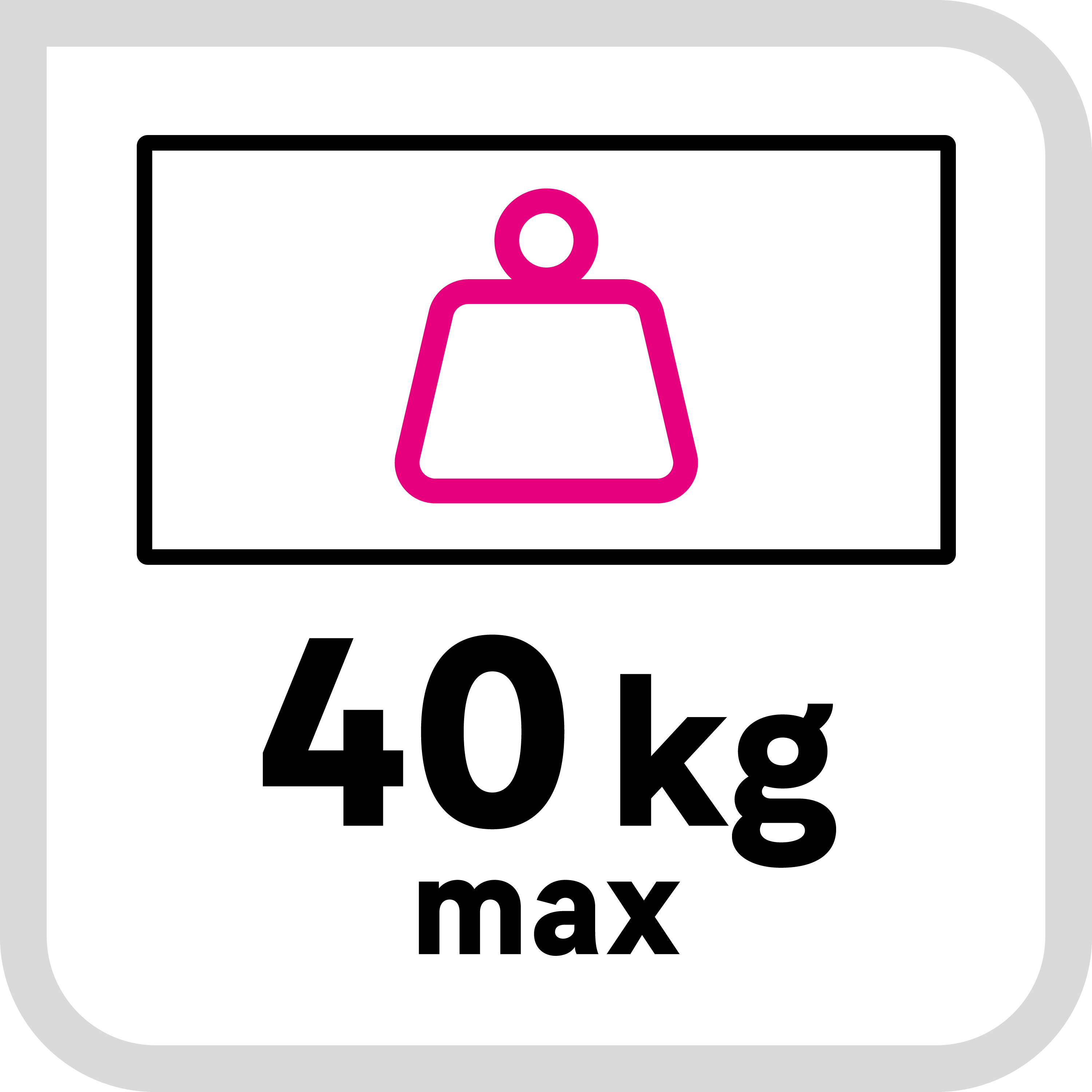 Support mural TV fixe 80'max, charge maximale 40 kg, LEXMAN - 10