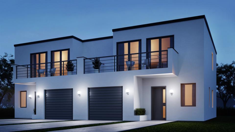 Applique classico da esterno L 585S nero con sensore di movimento IP44 E27 STEINEL - 3