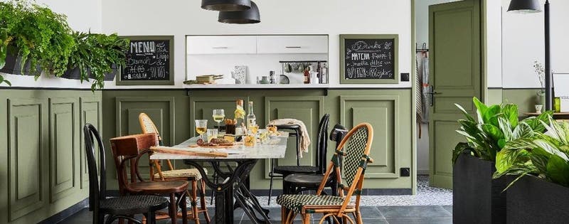 Parez votre cuisine d'un mur vert olive – Blog BUT