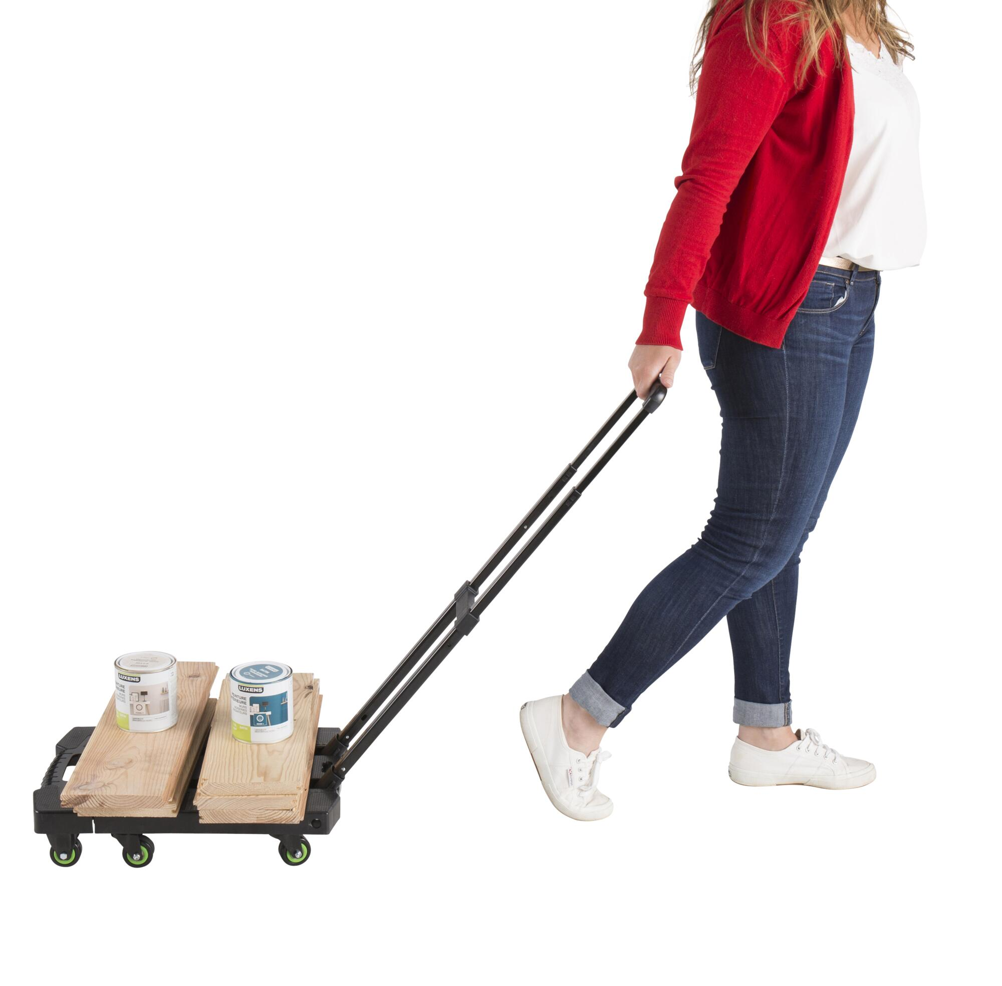 Carro transporte plataforma EXTENSÍVEL E DOBRÁVEL 70KG - 20