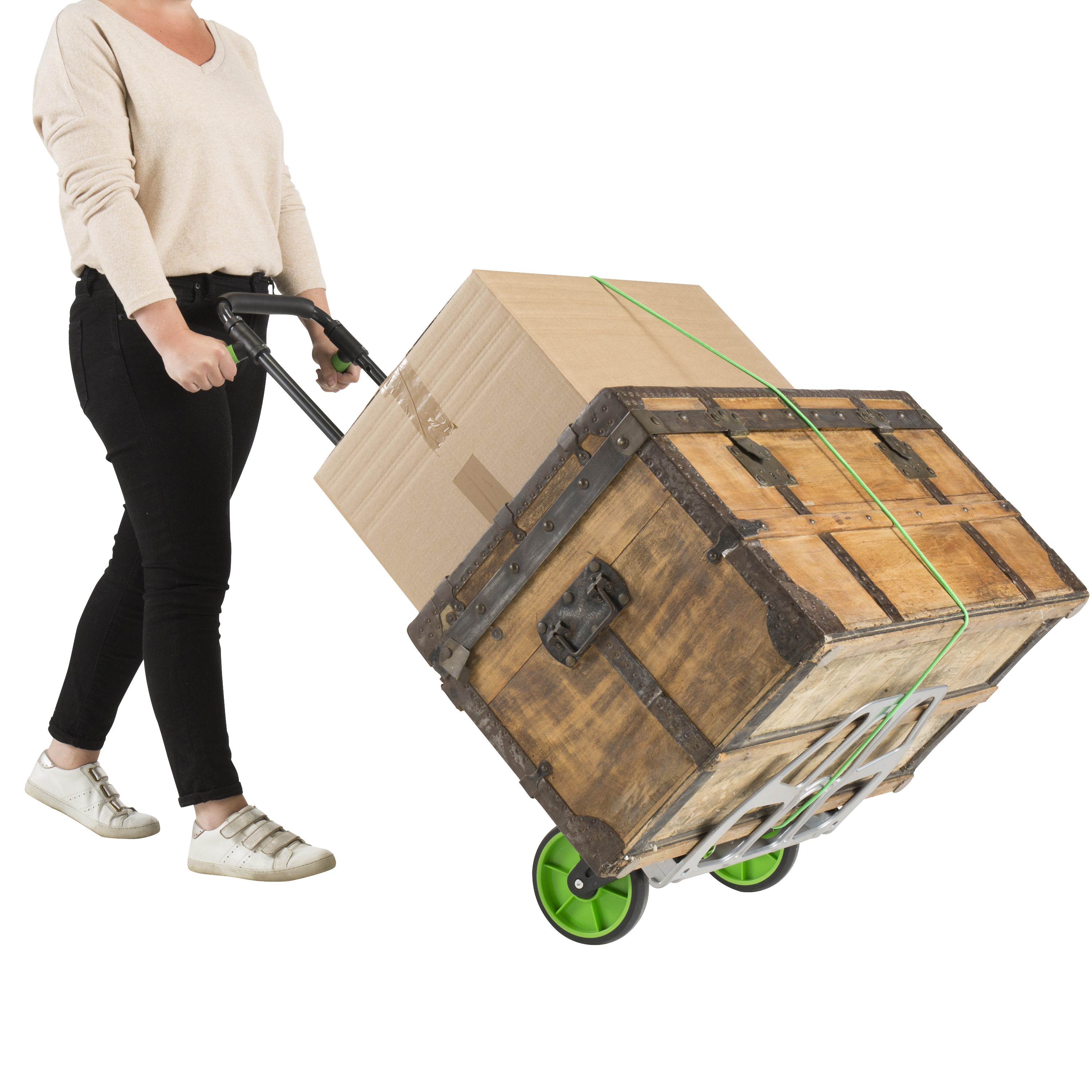 Wózek transportowy składany max. obciążenie 100 kg aluminiowy Standers - 11