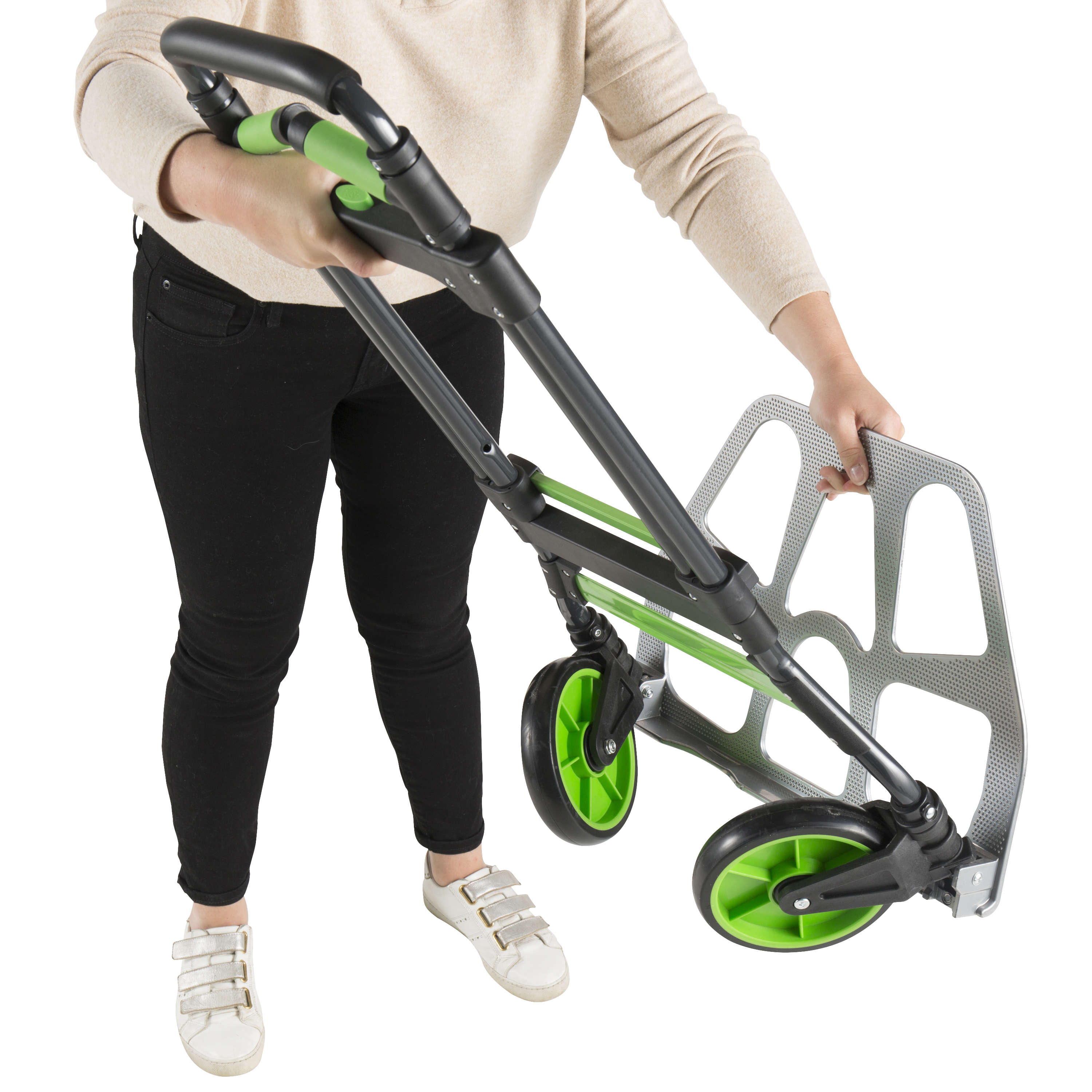 Wózek transportowy składany max. obciążenie 100 kg aluminiowy Standers - 12