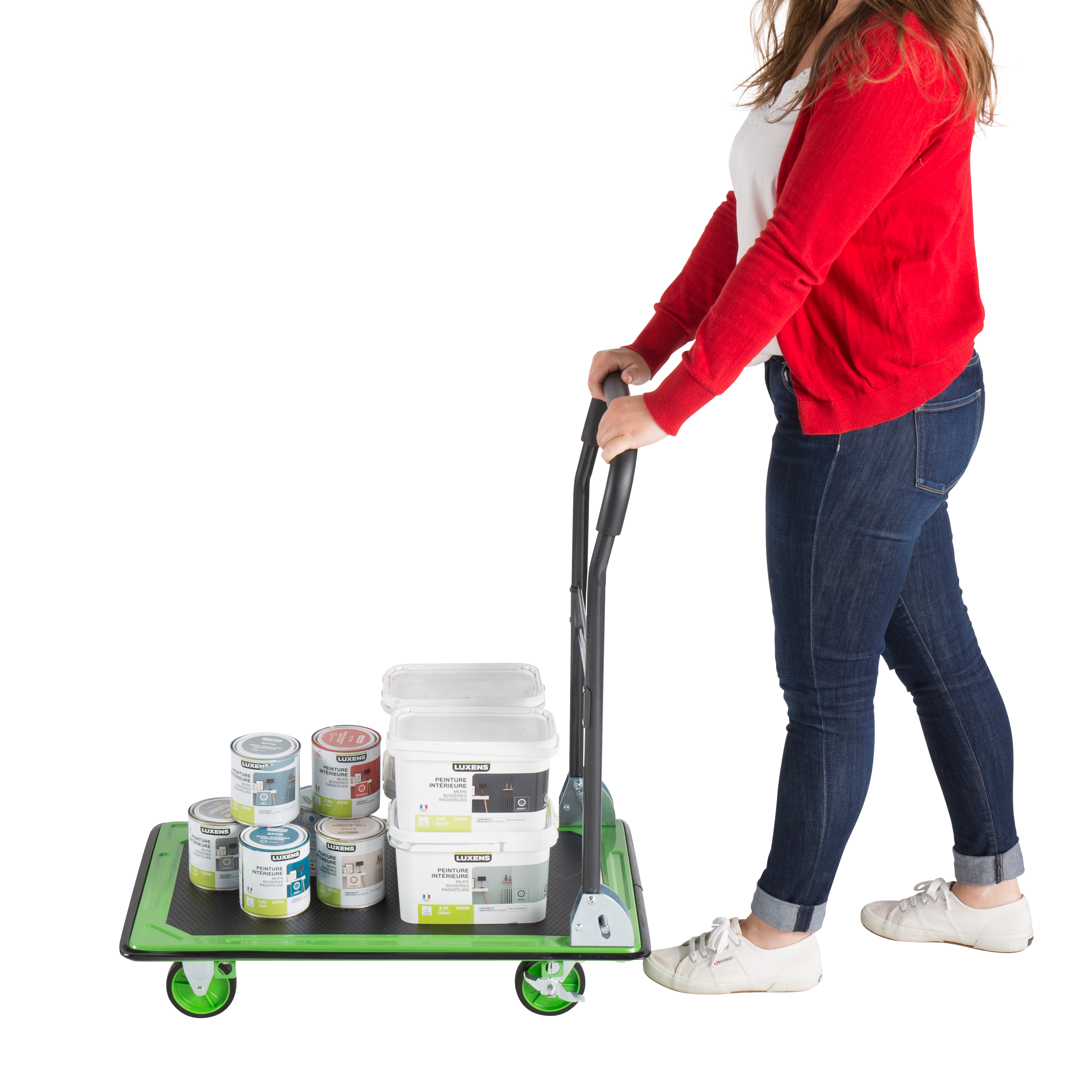 Chariot pliable STANDERS, charge garantie 150 kg - 8