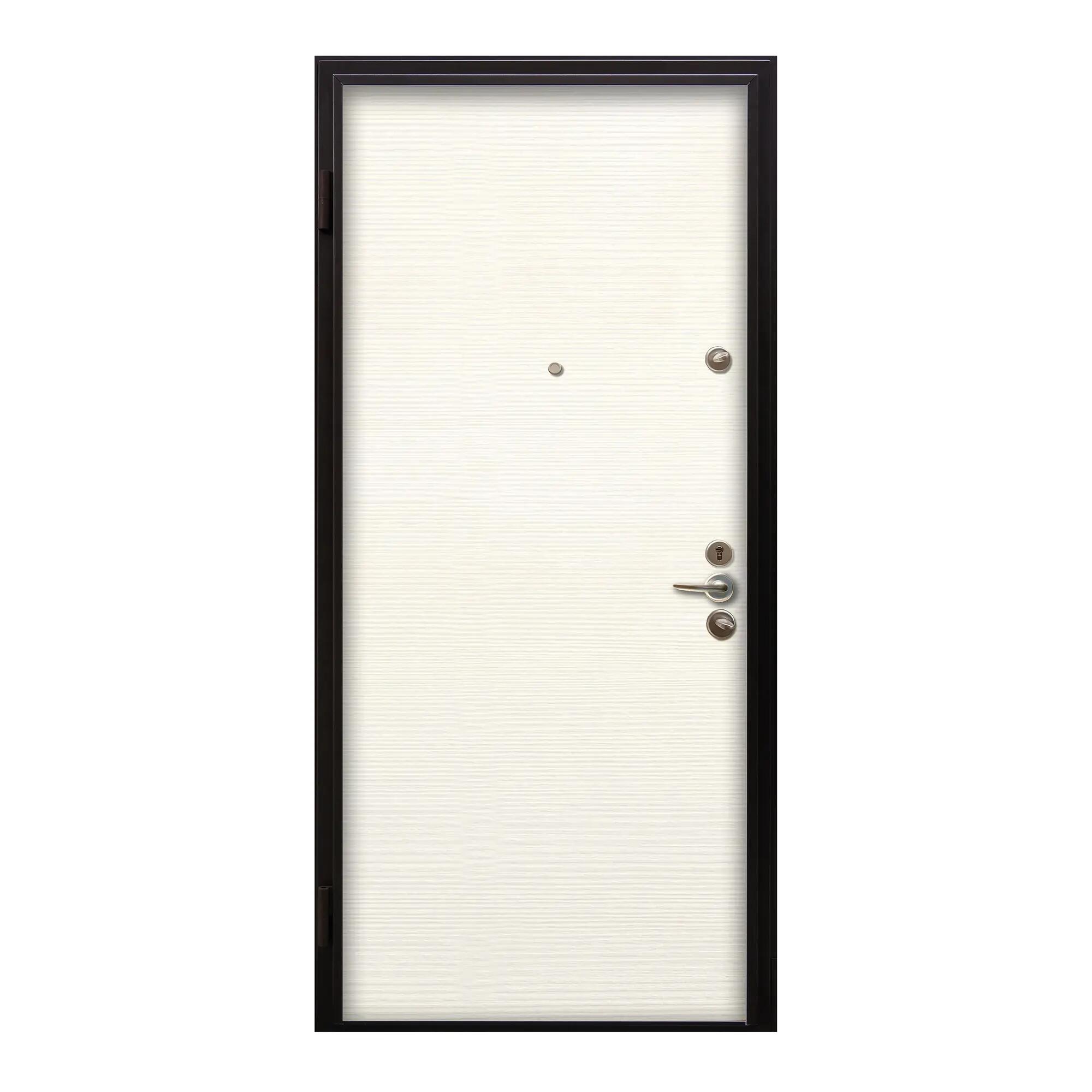 Porta blindata MASTER Hi-Secur L 80 x H 210 cm antracite/bianco apertura destra - 5