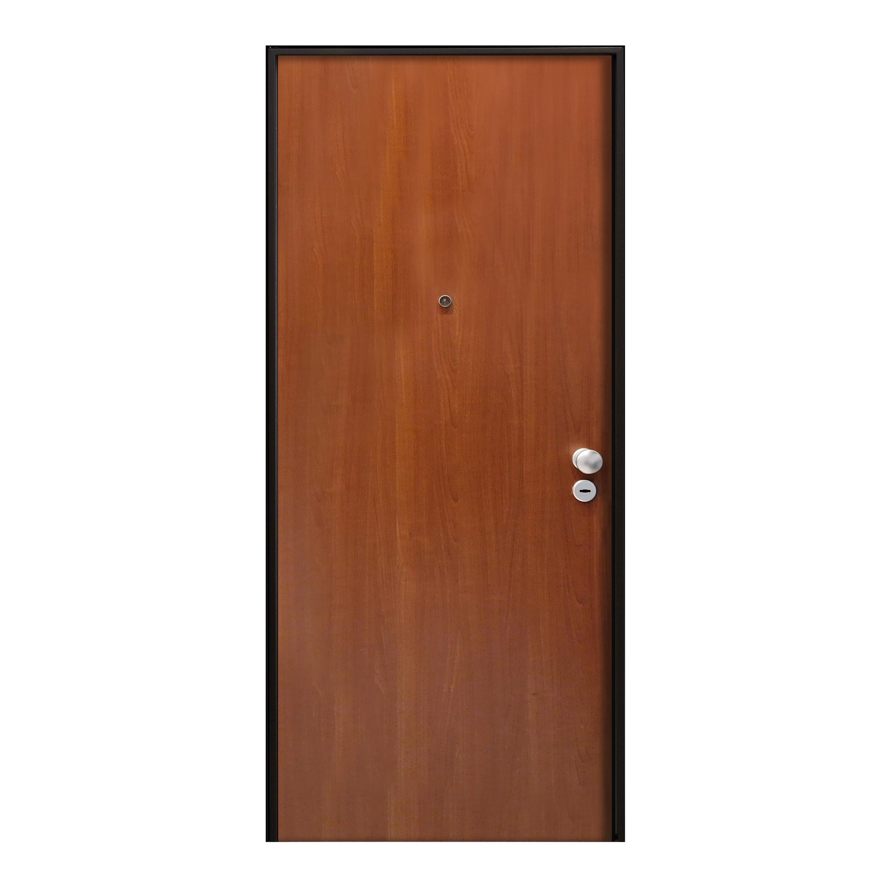 Porta blindata MASTER First L 90 x H 210 cm noce apertura sinistra - 3