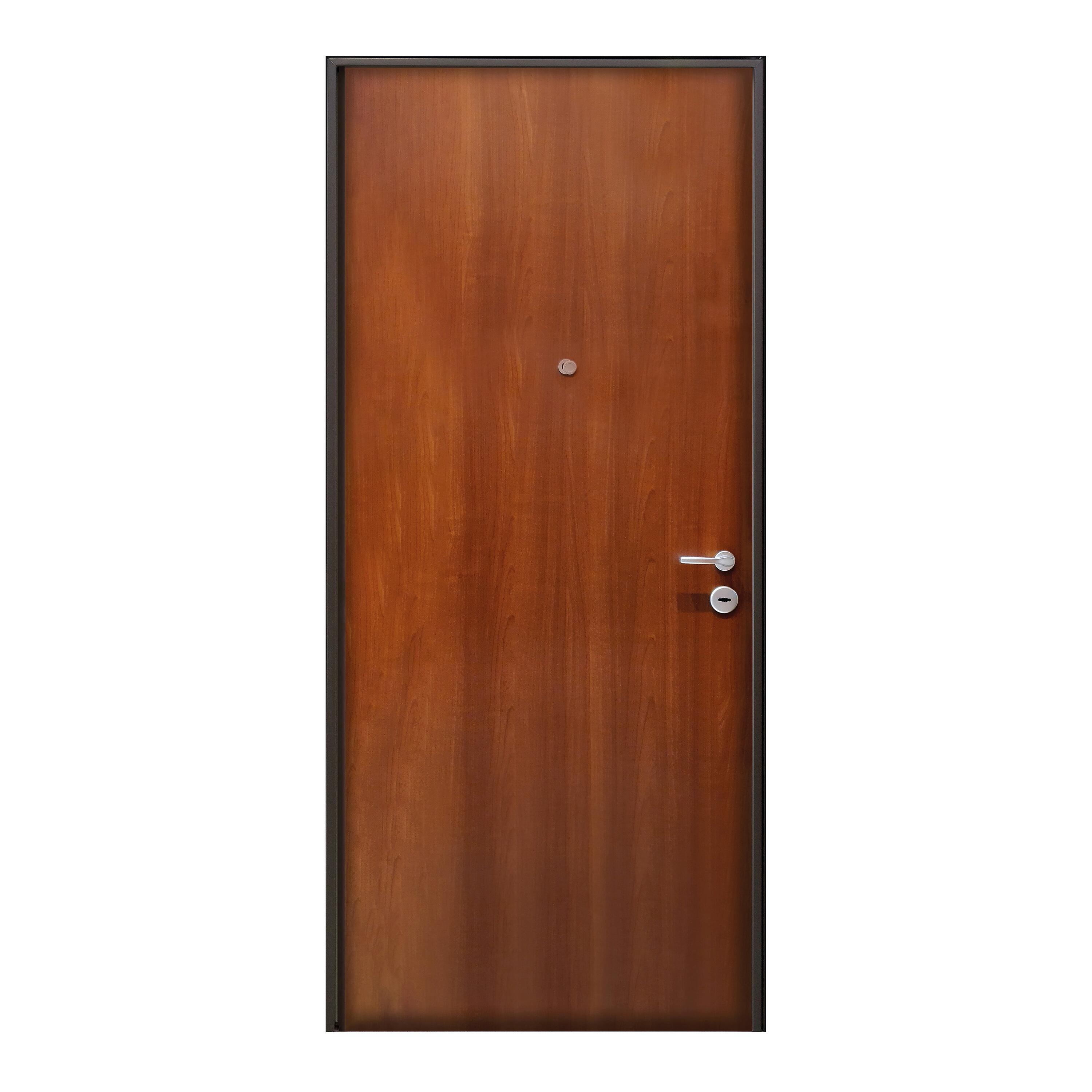 Porta blindata MASTER First L 80 x H 210 cm noce apertura destra - 4