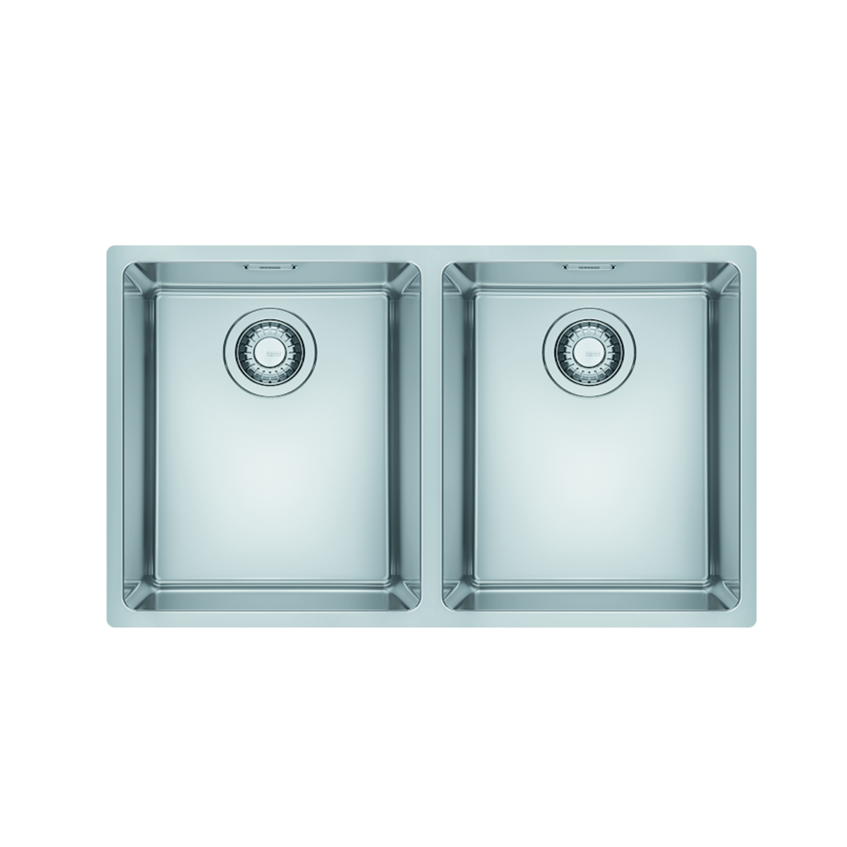 lavello inox 2 vasche professionale