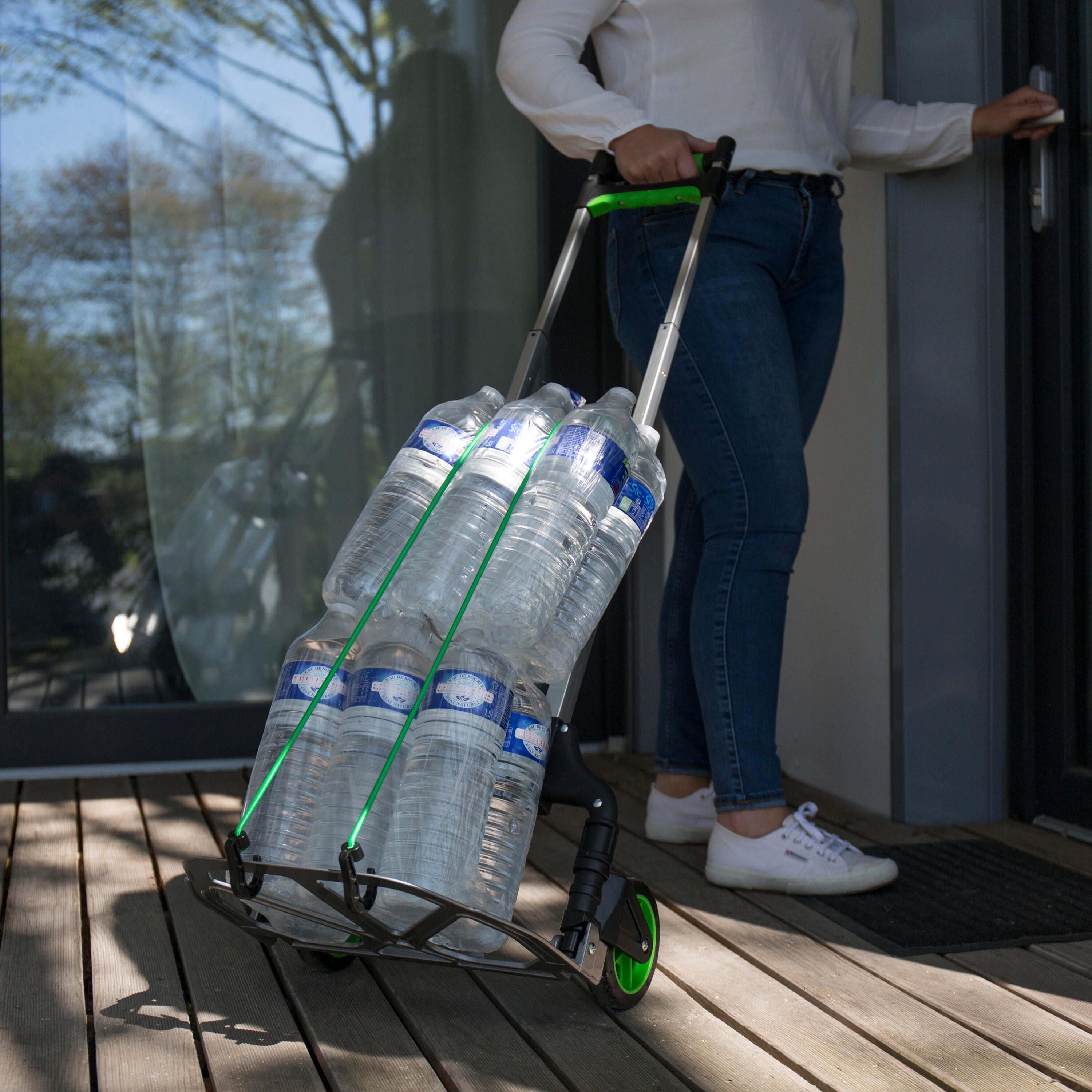 Carro de transporte dobrável alumínio 70 kg Standers - 13