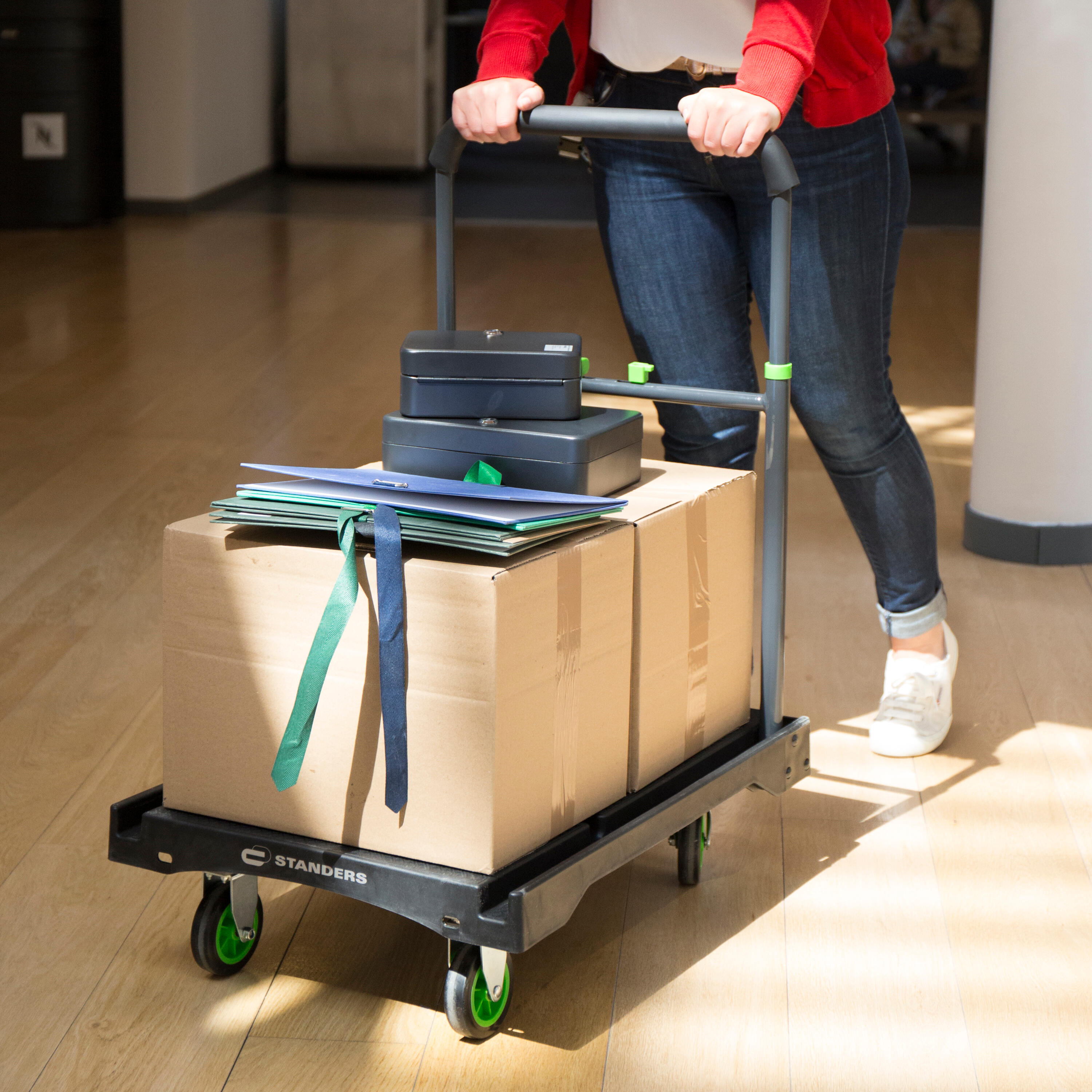 Carro transporte plataforma STANDERS DOBR 100KG - 3