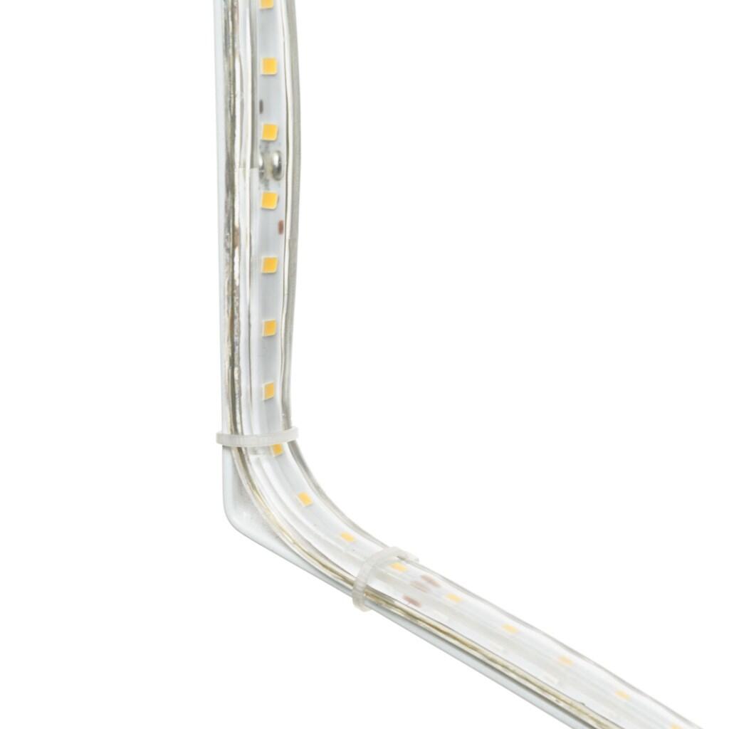 Stella decorativa luminosa stella cometa 240 lampadine led bianco caldo L 1.5 m x H 35 cm - 8