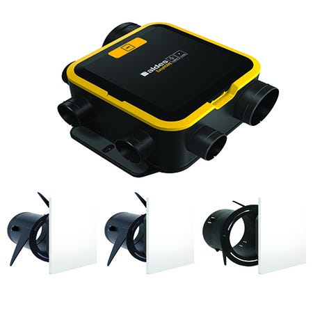 Kit VMC simple flux autoréglable ALDES Easyhome compact