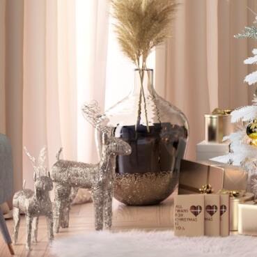 Decorazioni natalizie da scrivania con Babbo Natale, decorazioni da scrivania per cubicolo, decorazione da tavolo in legno, centrotavola con Babbo Natale, pupazzo di neve/albero di Natale per feste