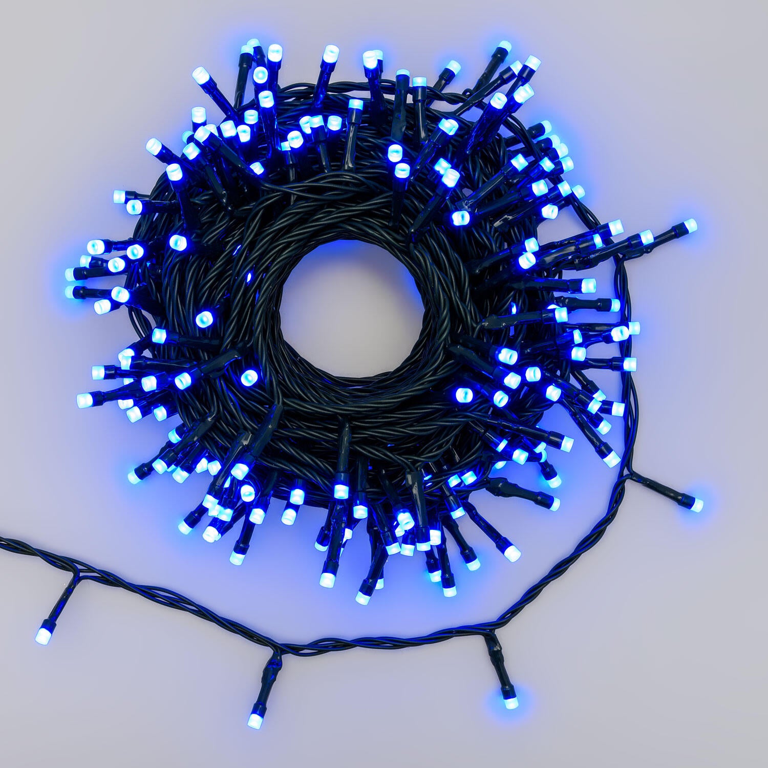 Catena luminosa per albero di Natale 200 luci LED bianche calde Wonder - 4