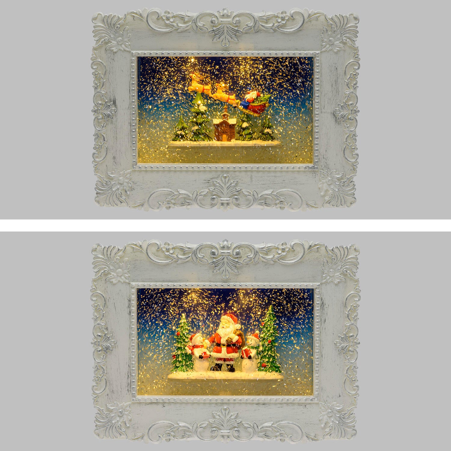 Figura natalizia illuminata Quadro led bianco caldo L 0.2 m x H 21 cm - 5