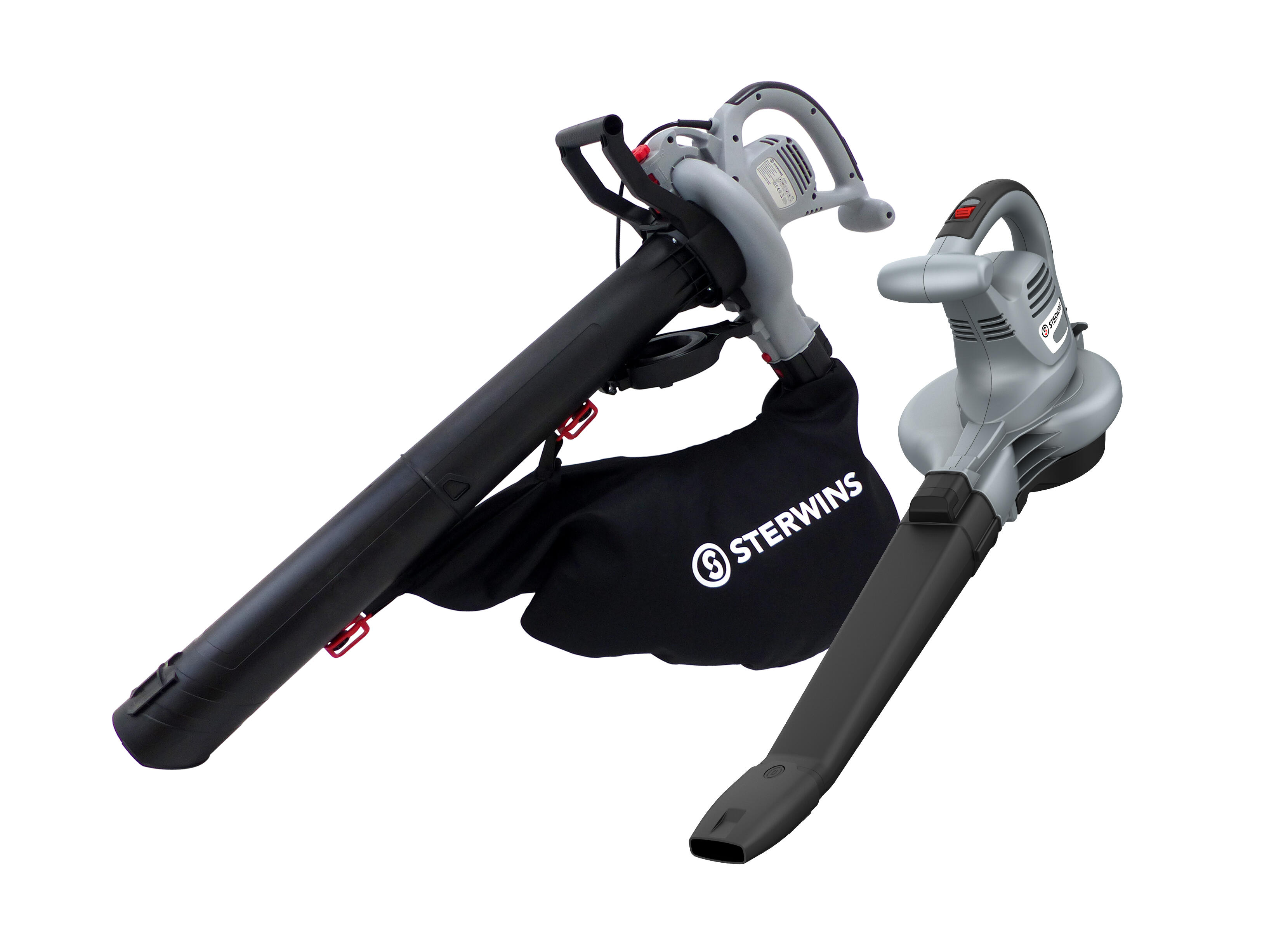 Aspirador soplador eléctrico sterwins 3000 w 288 km/h velocidad de soplado