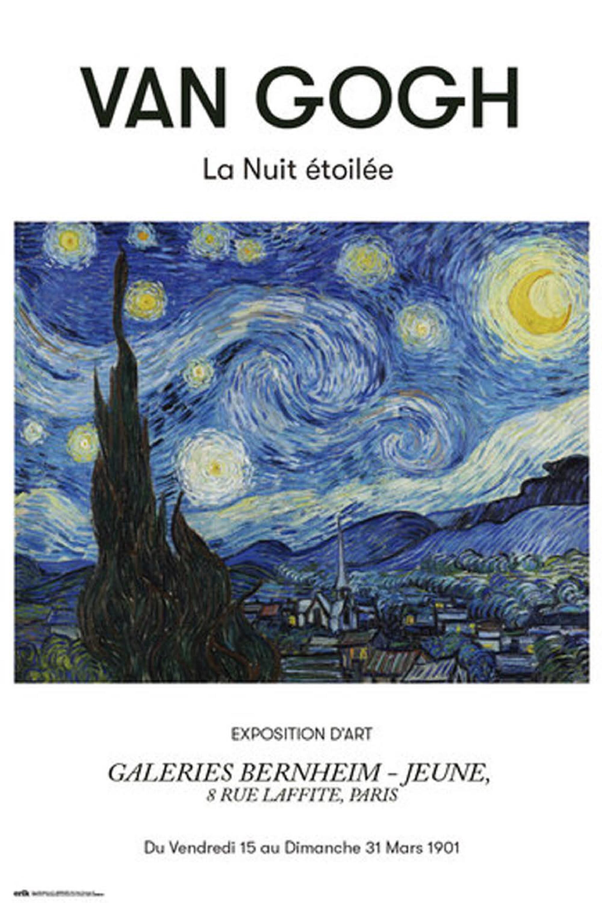 Póster Arte rectangular de 61 x 91.5 cm. Papel Van Gogh multicolor - 2