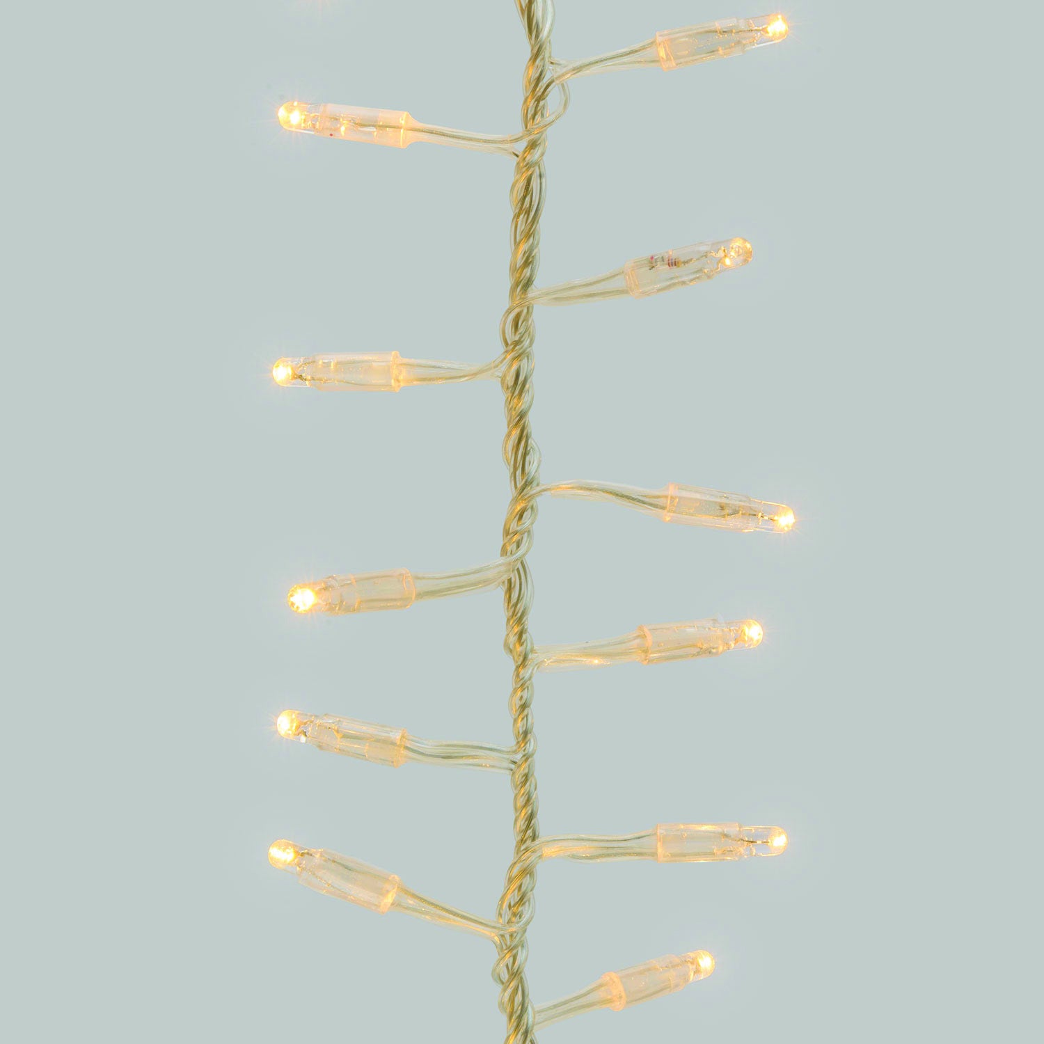 Filo di luci di natale 192 lampadine LED bianco caldo Maxi 4 m programmabile - 3