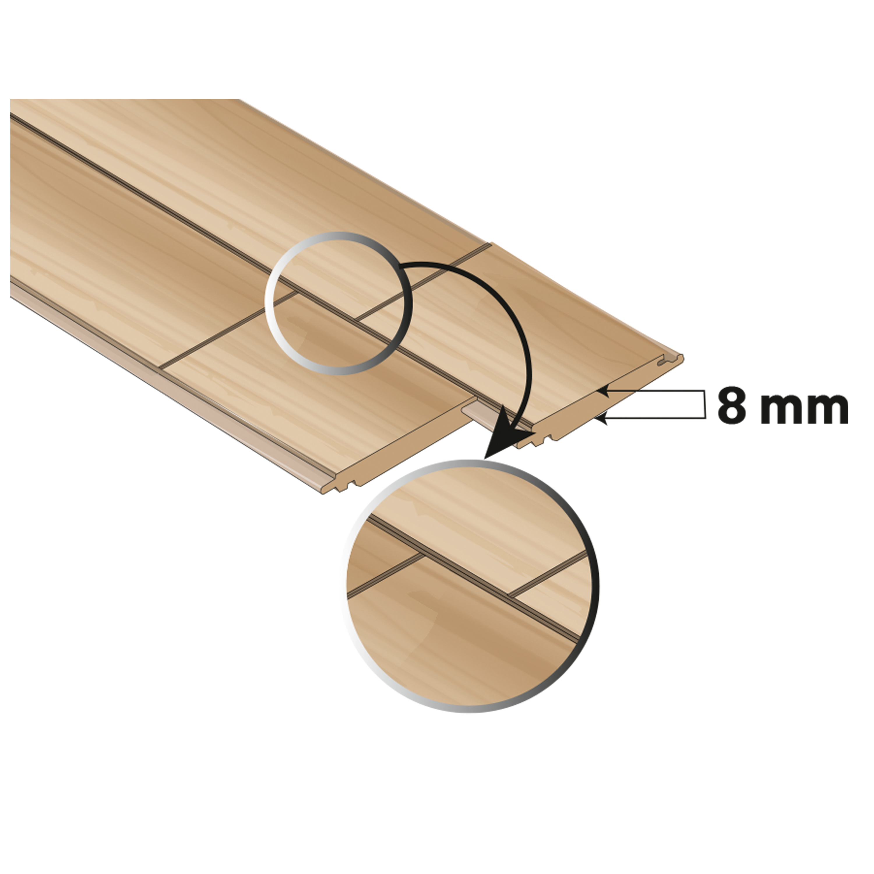 Pavimento flutuante laminado intenso 8 mm Artens Dunmor NAT365 - 8