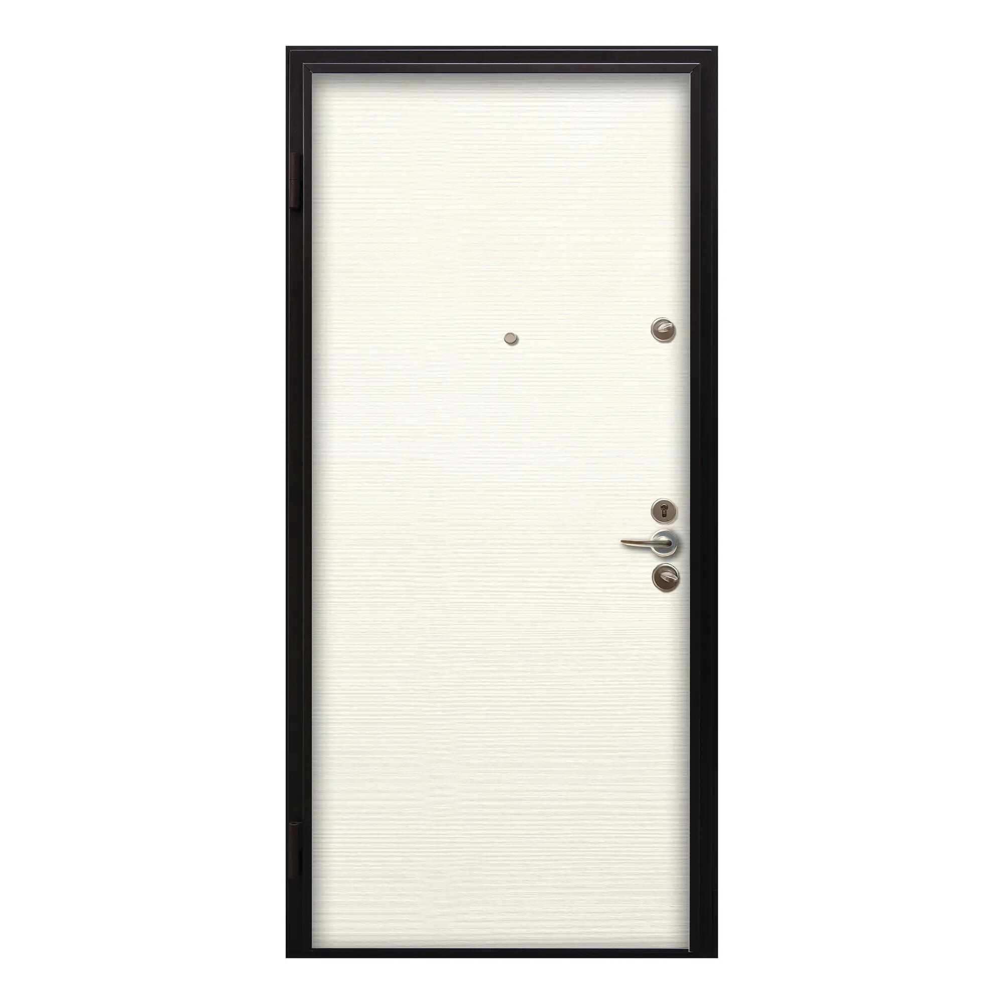 Porta blindata MASTER Hi-Secur L 80 x H 210 cm antracite/bianco apertura destra - 4