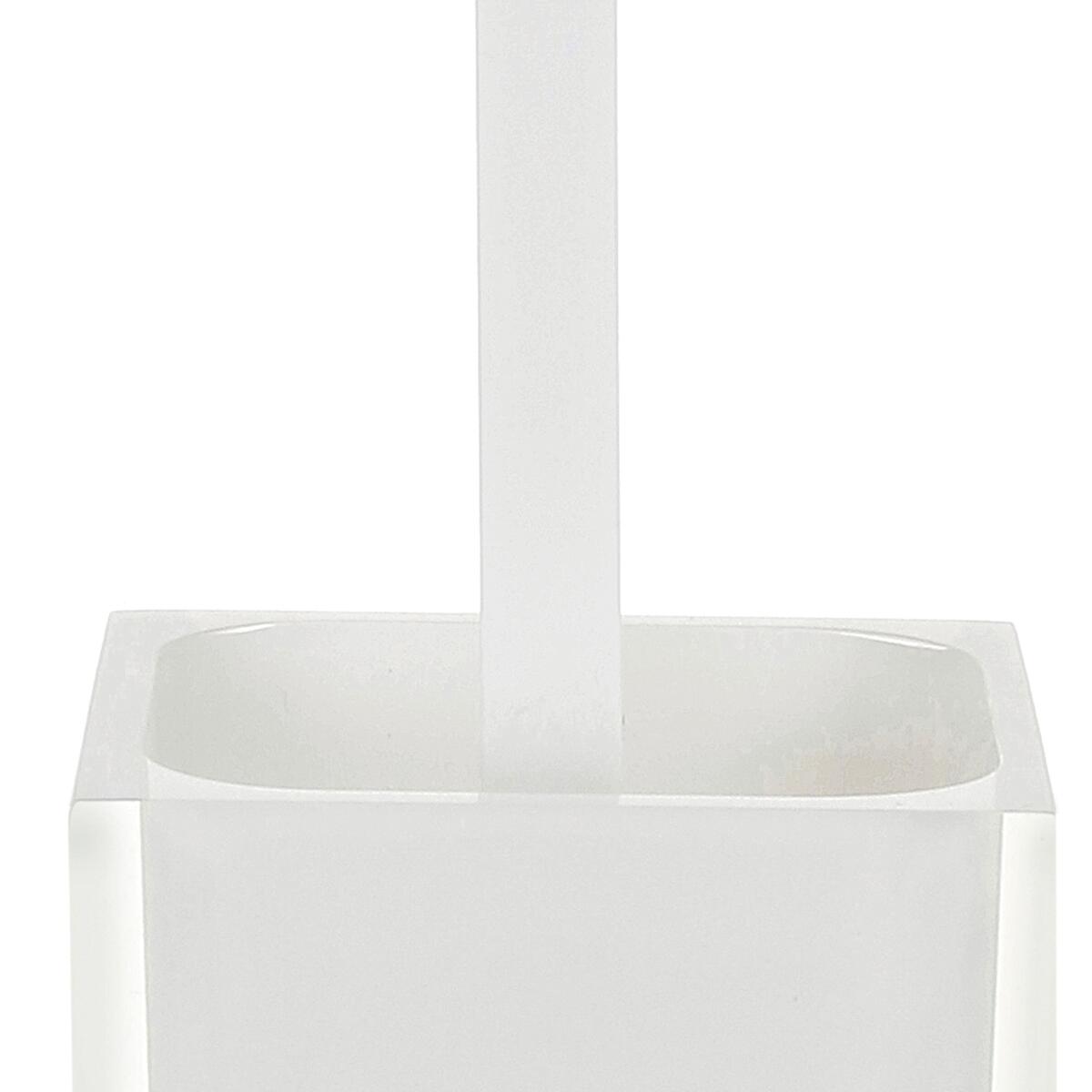 Portascopino rainbow H 37.5 cm in resina bianco - 4