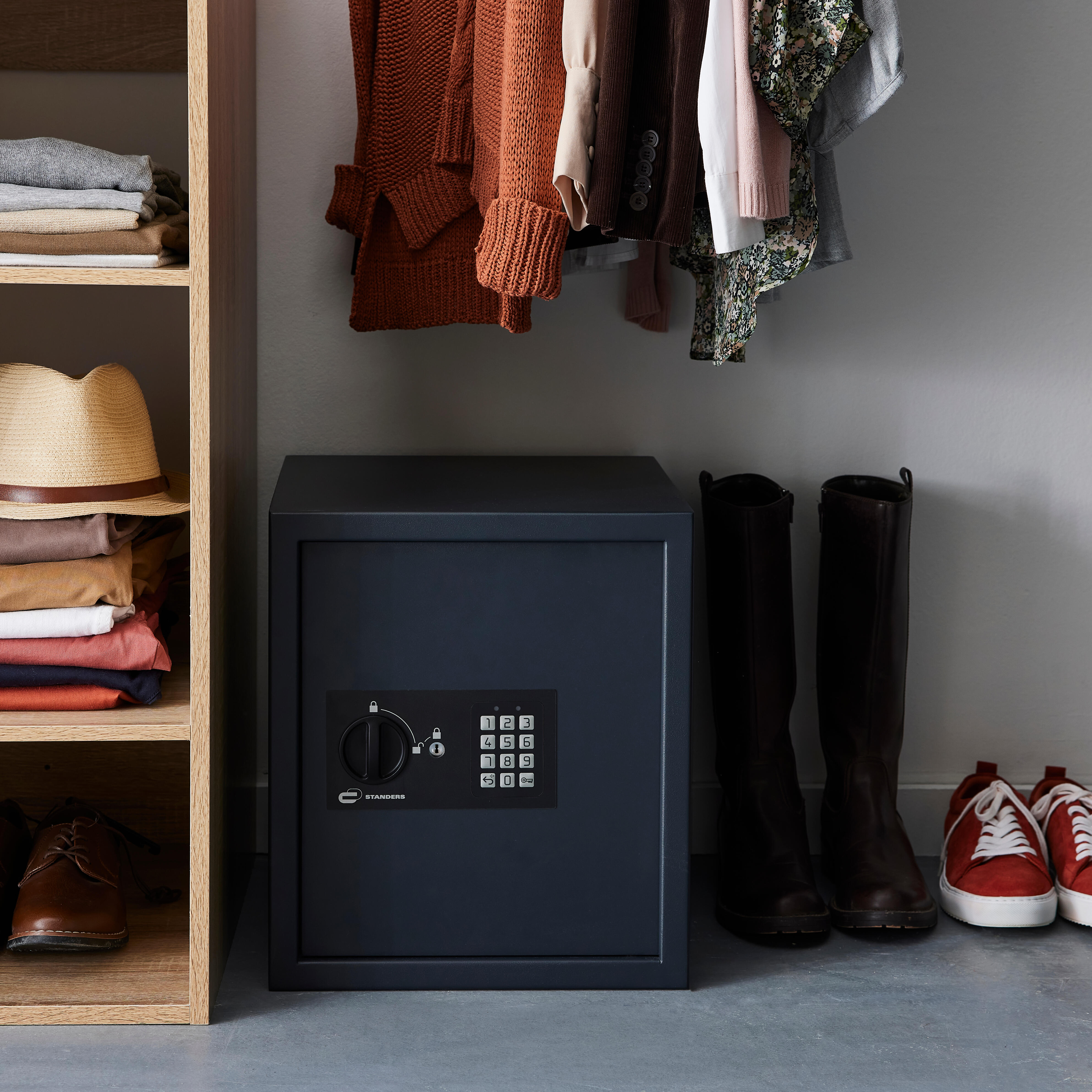 Coffre-fort à code STANDERS Sft-403536enl2 H.40 x l.35 x P.36 cm, 40L - 7