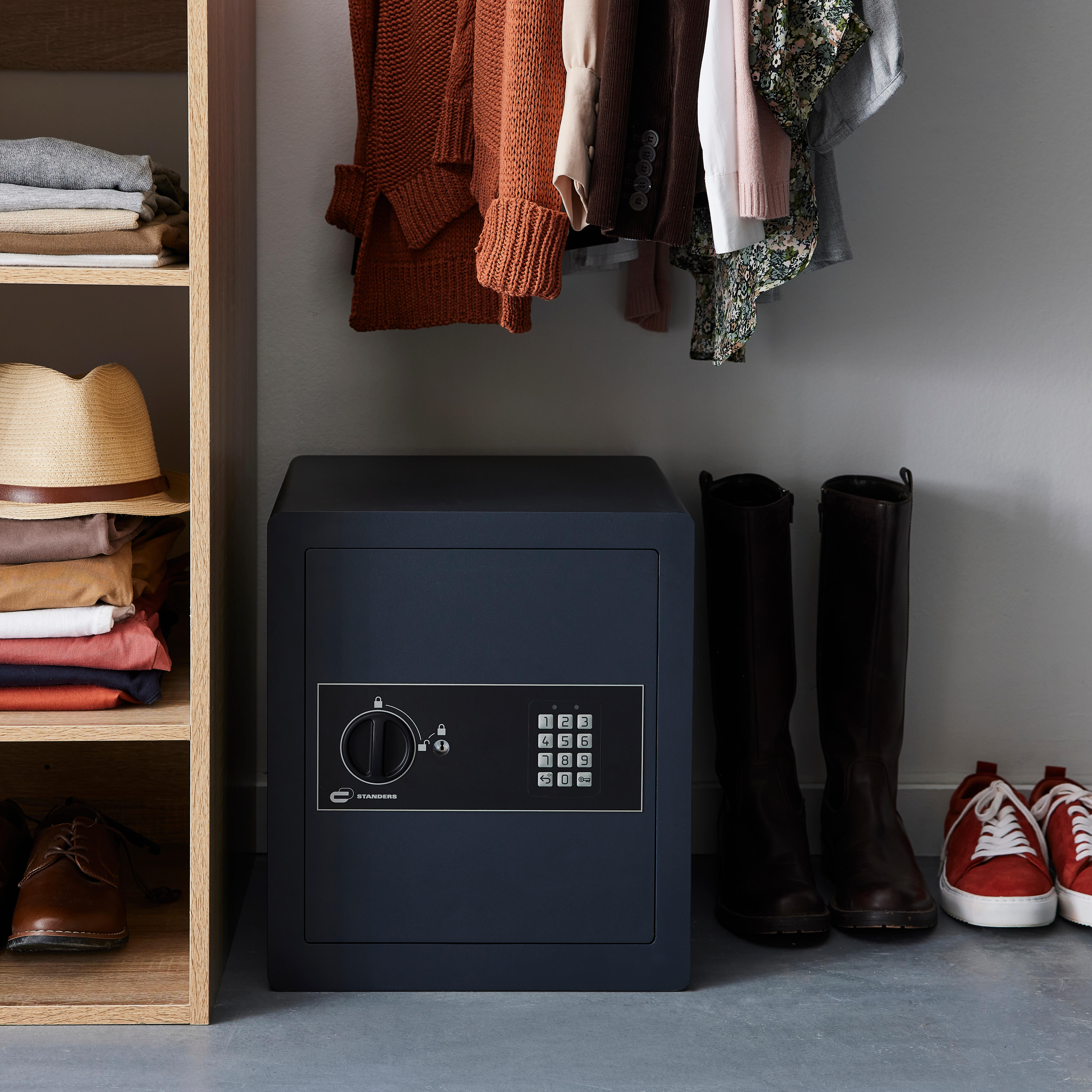 Coffre-fort à code STANDERS Sft-403536enl3 H.40 x l.35 x P.36 cm, 40L - 8