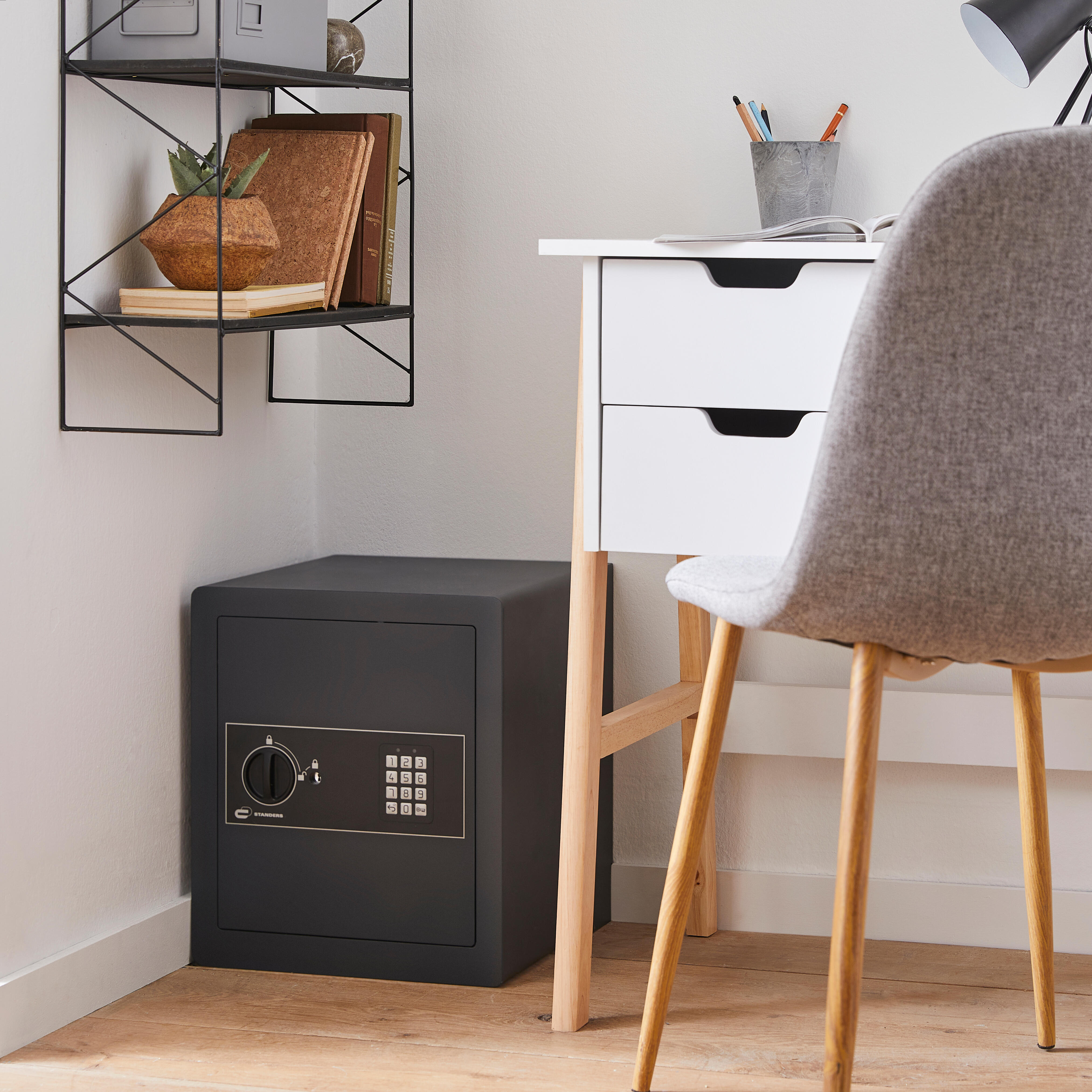 Coffre-fort à code STANDERS Sft-403536enl3 H.40 x l.35 x P.36 cm, 40L - 9