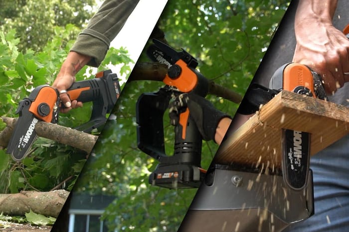 Tronçonneuse élagueuse WORX Wg324e 20 V