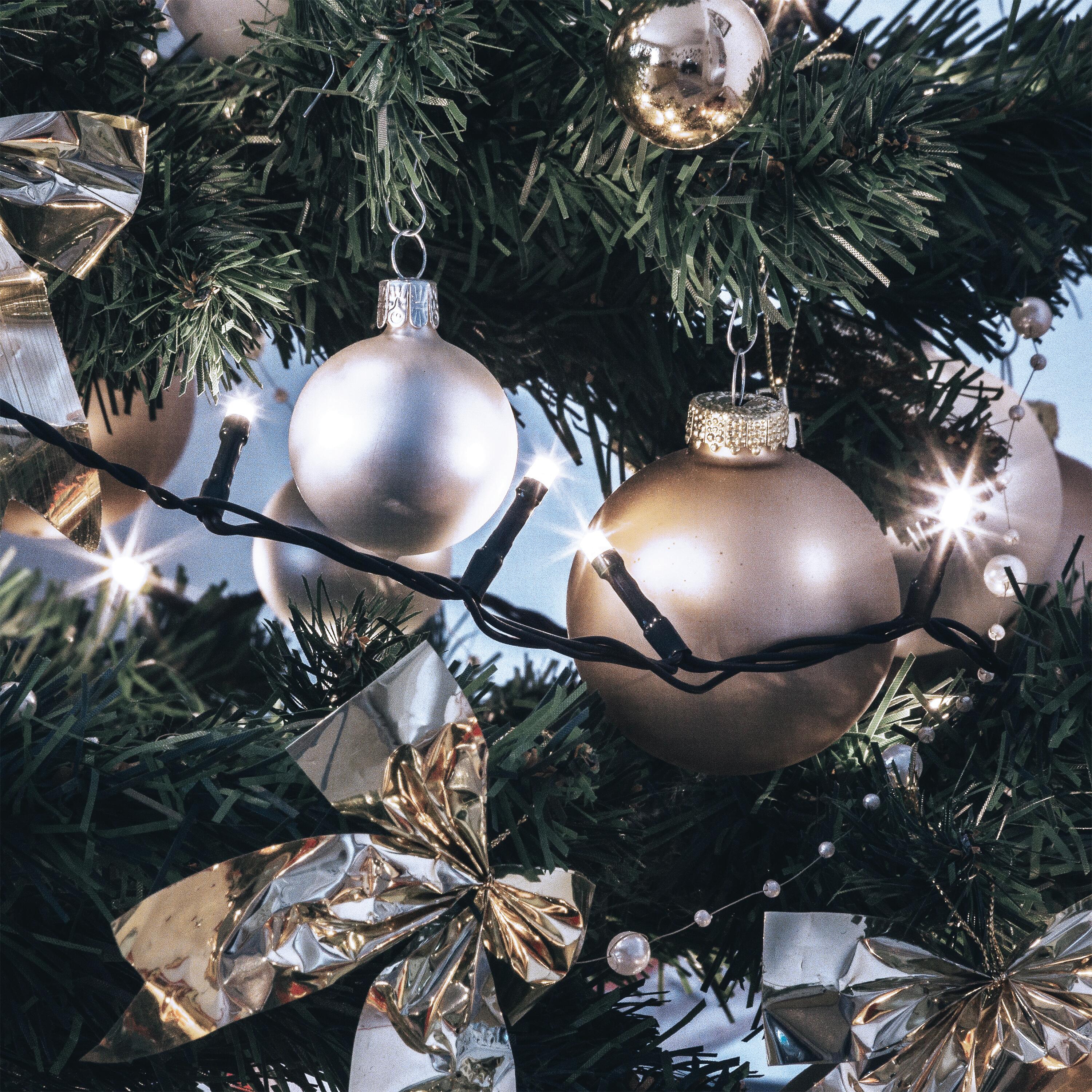 Filo di luci di natale 600 lampadine LED bianco freddo 24.5 m programmabile - 4