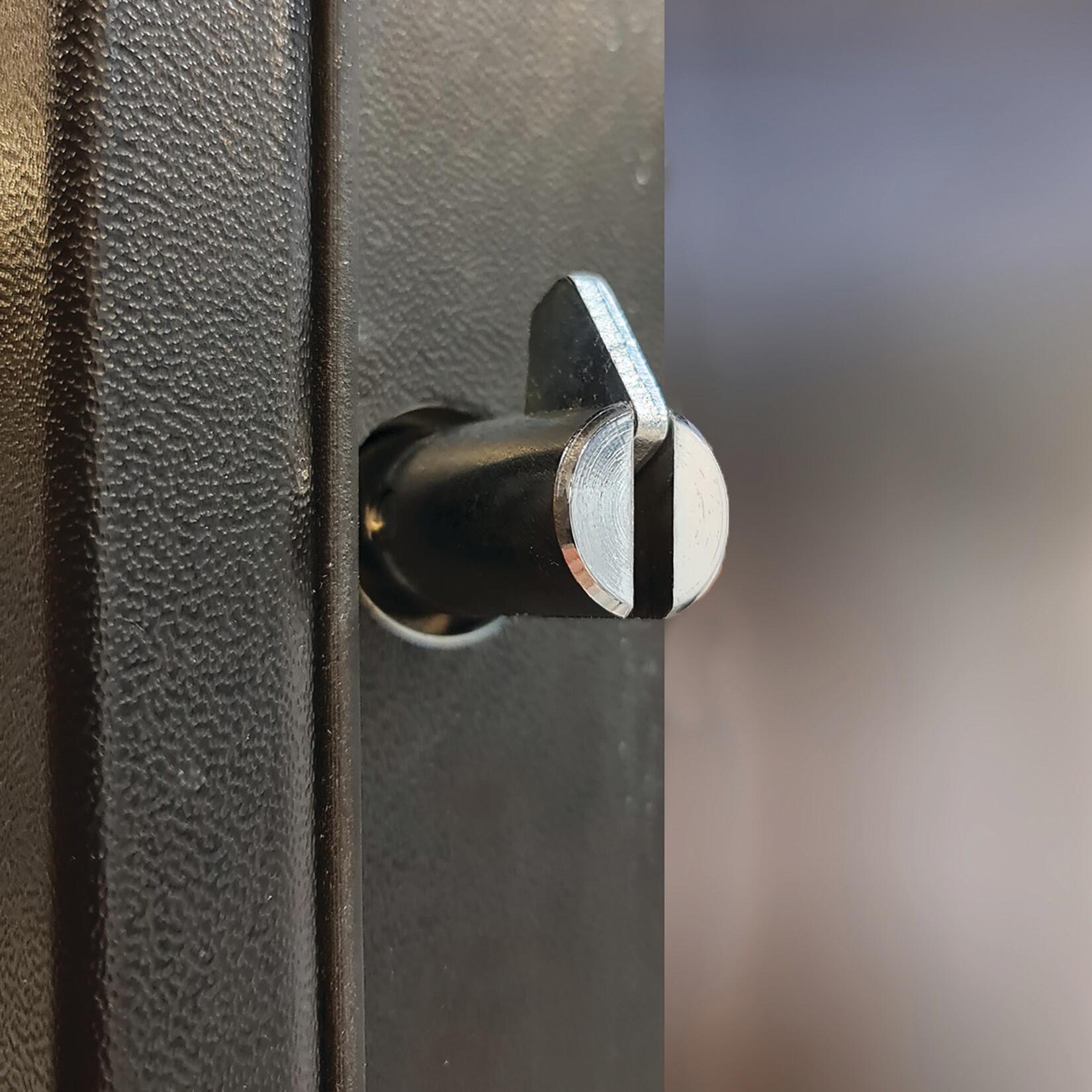 Porta blindata MASTER Hanger L 90 x H 210 cm noce apertura destra - 7
