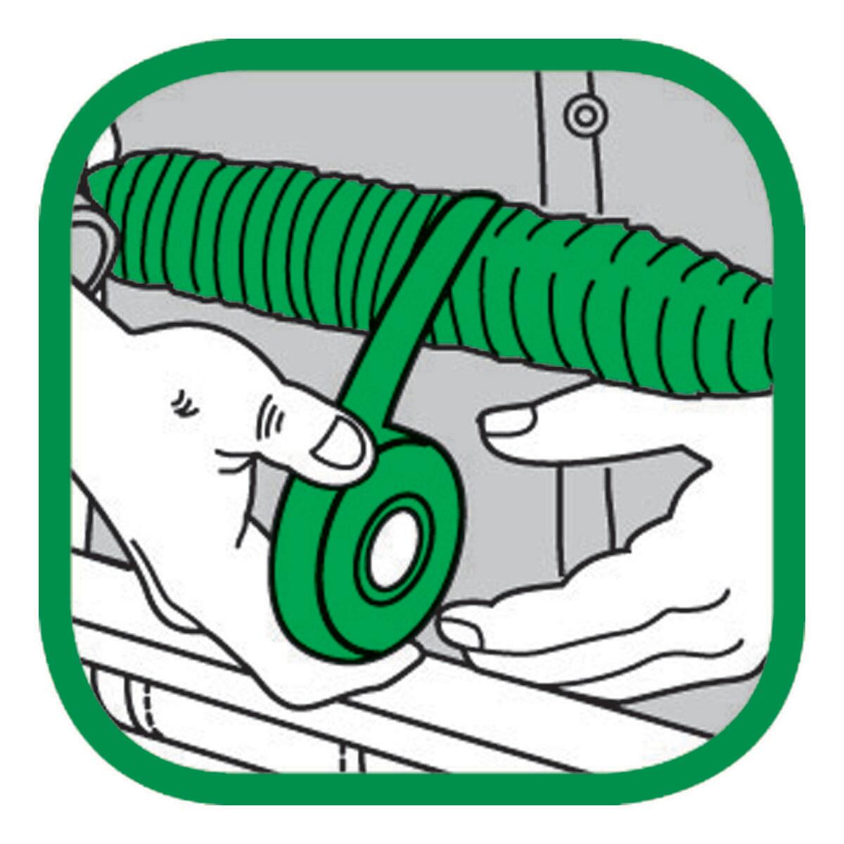 Nastro teflon PVC N. DIEL. NERO H 50 mm x 20 m Sp. 0,15 mm 0.05 x 20 x Sp 0.15 mm - 3