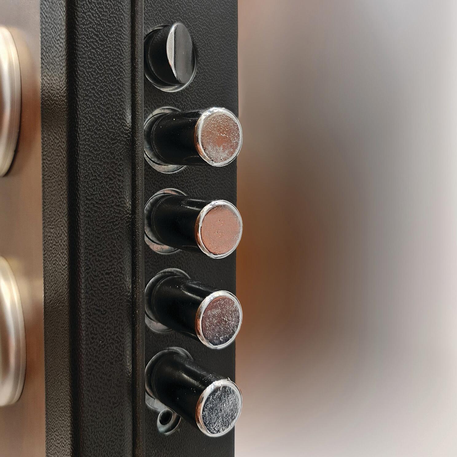 Porta blindata MASTER Tough L 80 x H 210 cm noce apertura destra - 6