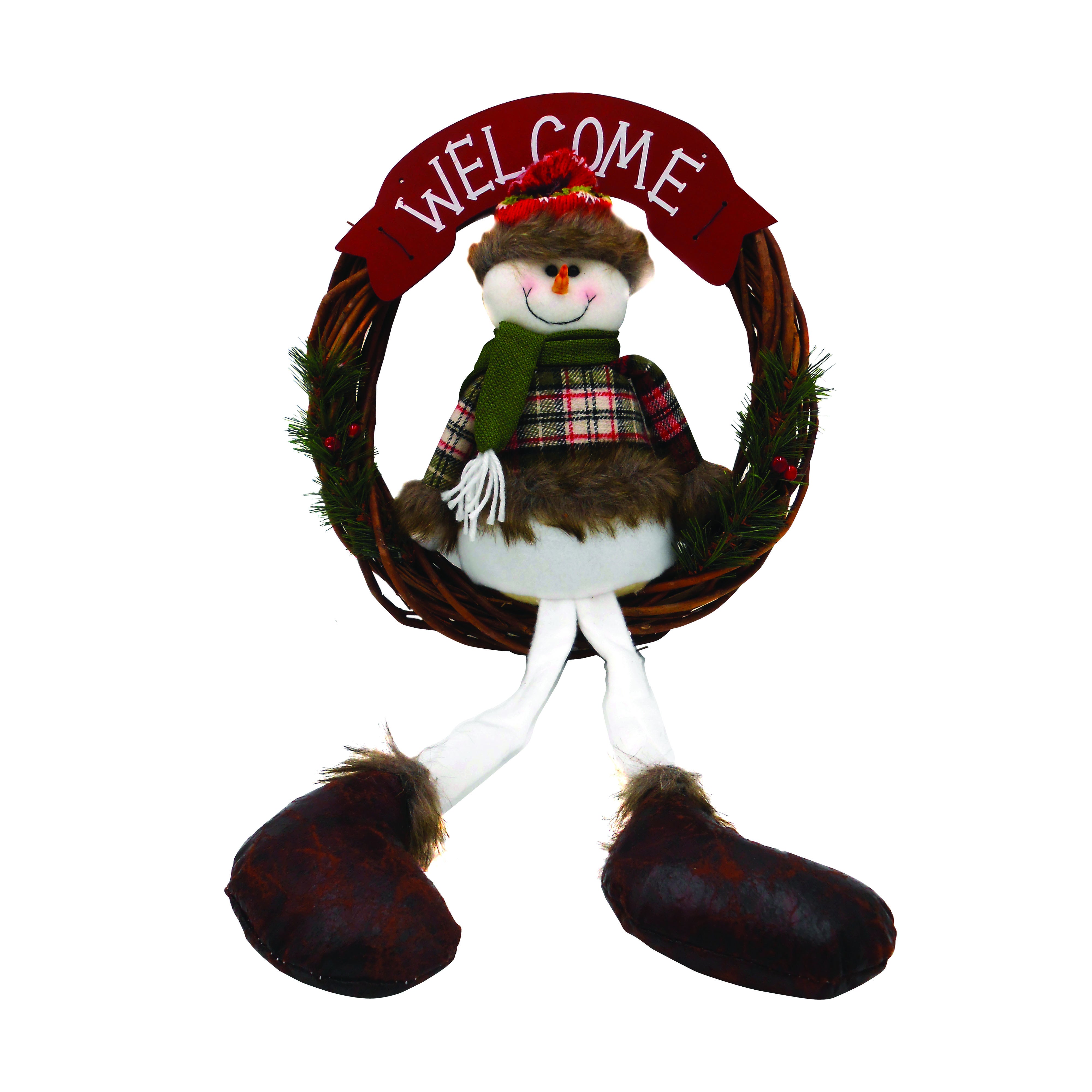 Corona di natale rosso Ø 58 cm - 2