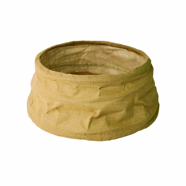 Copribase albero di natale marrone H 25