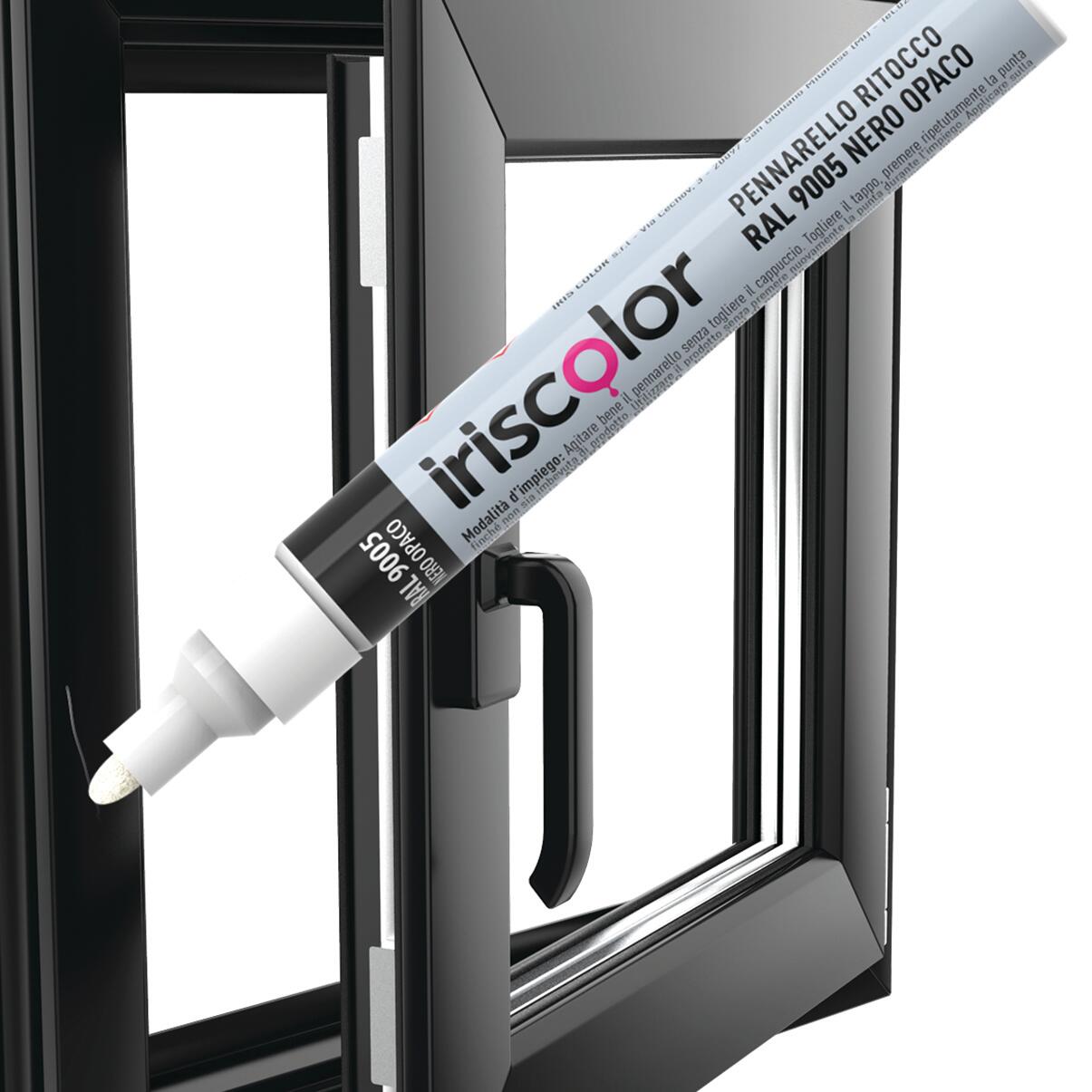 Pennarello ritocchi 10 ml nero opaco ral 9005 - 5