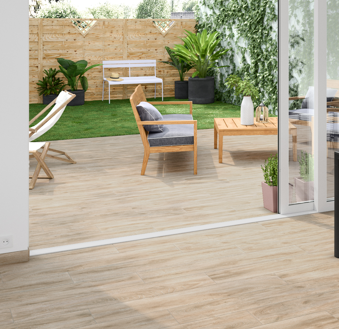 carrelage bois extérieur , carrelage bois Terrace  - 3