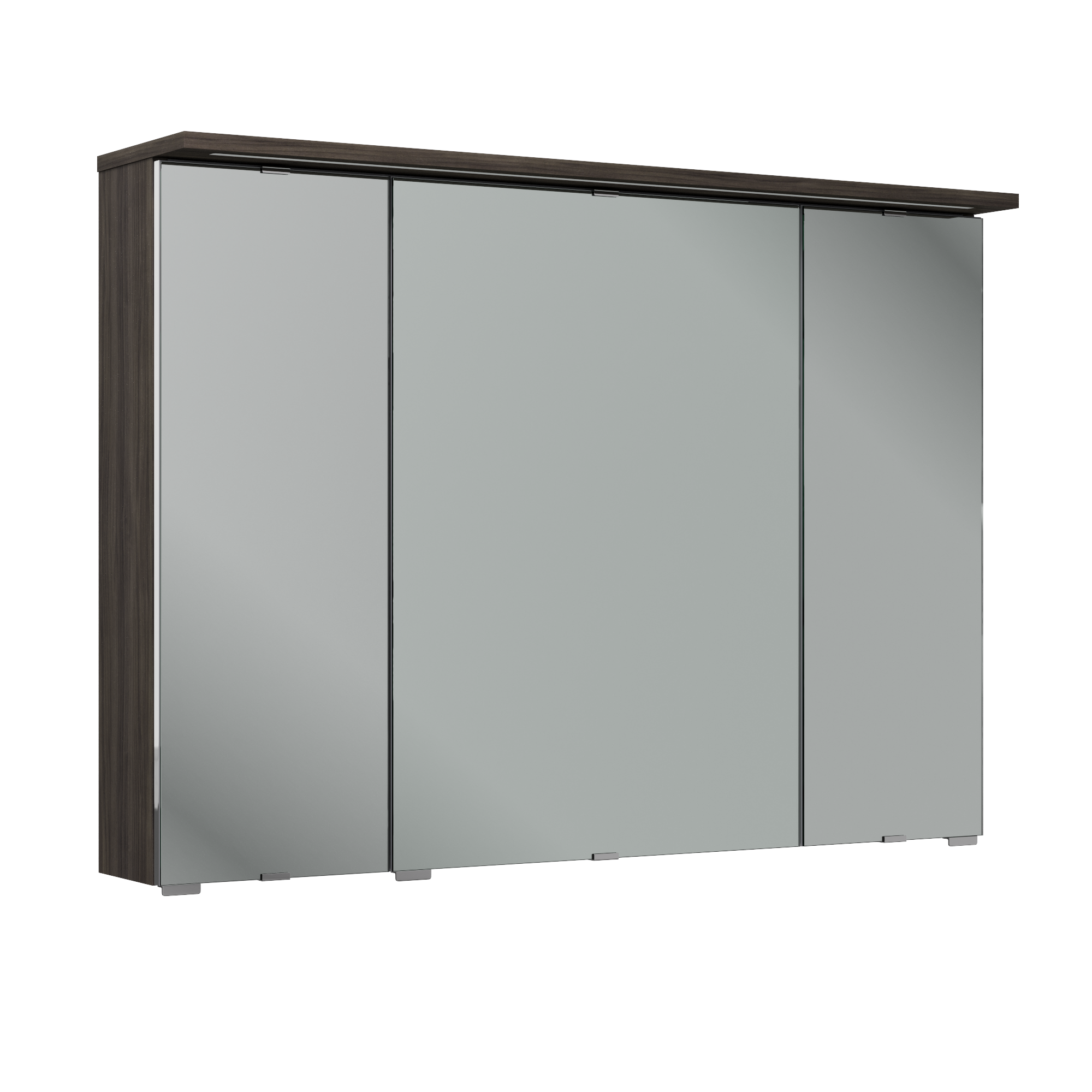 Armario de baño con luz opale2 roble 100x71.6x21 cm